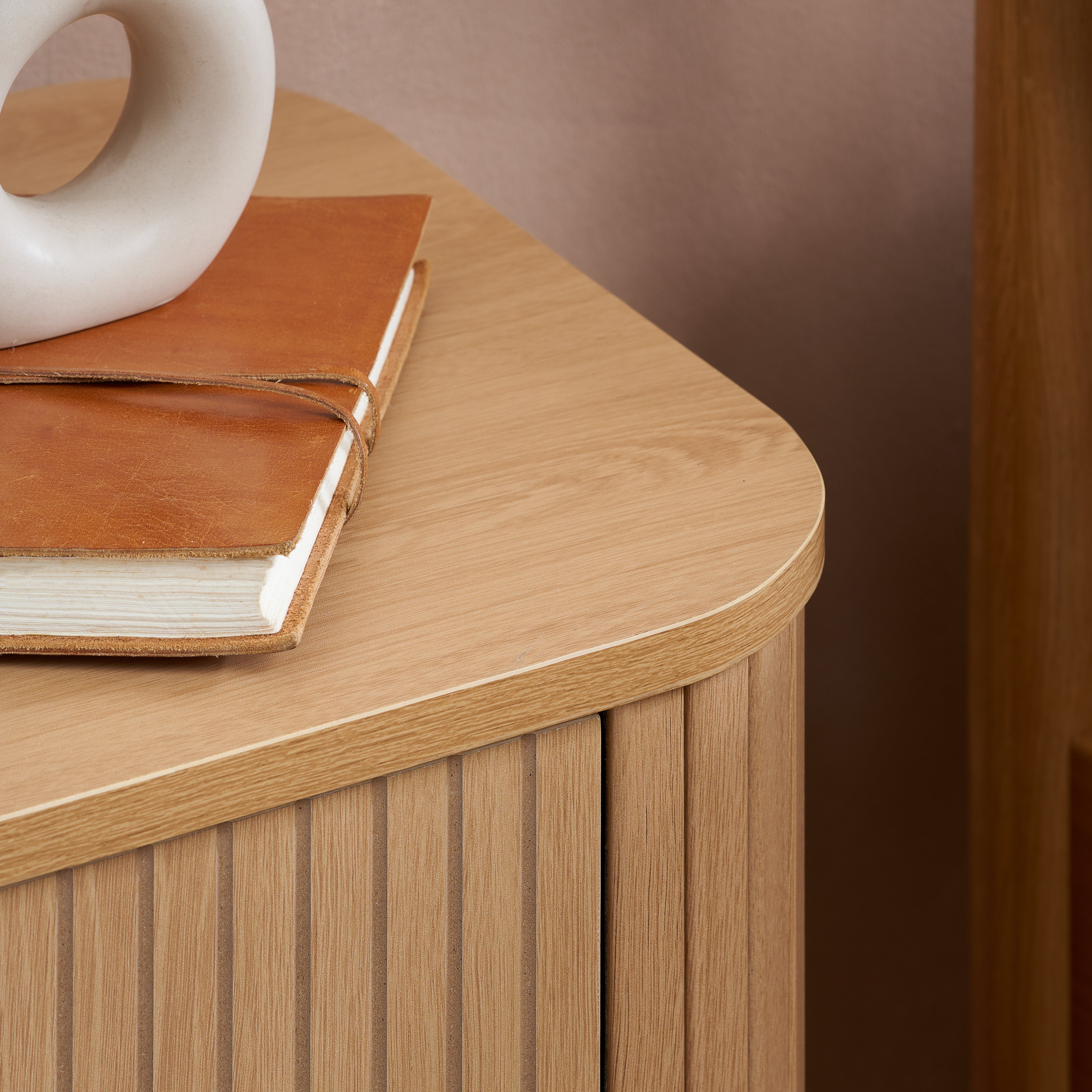 #Colour:Oak Size:2 Drawer