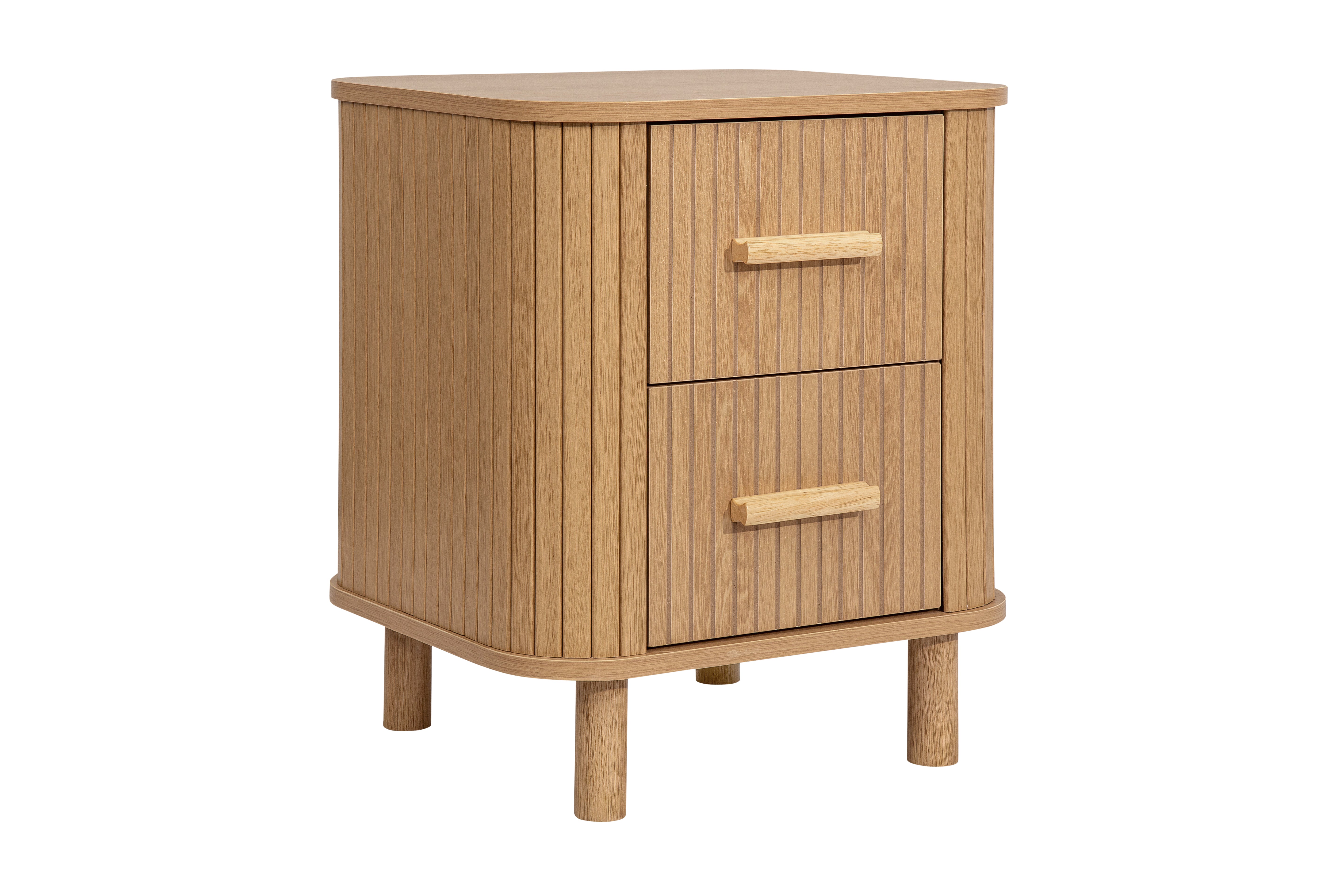 #Colour:Oak Size:2 Drawer