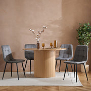 #Colour:Oak Shape:Round