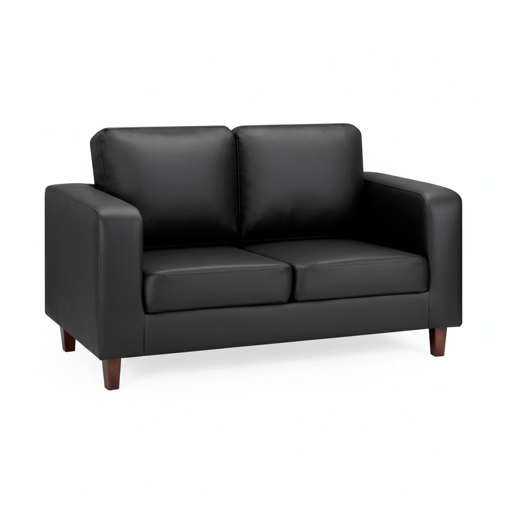 #Colour:Black Faux Leather