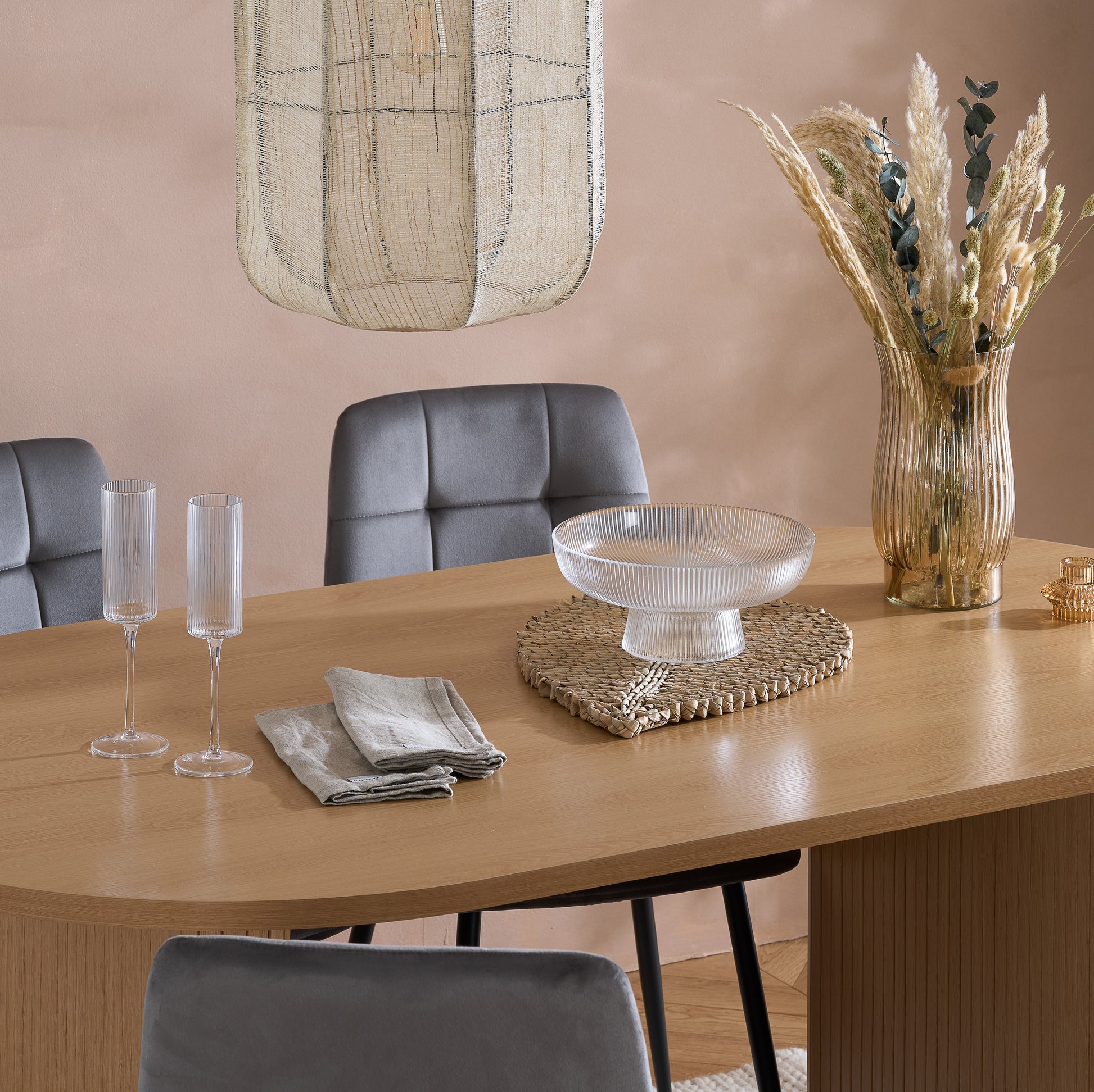 #Colour:Oak Shape:Oval