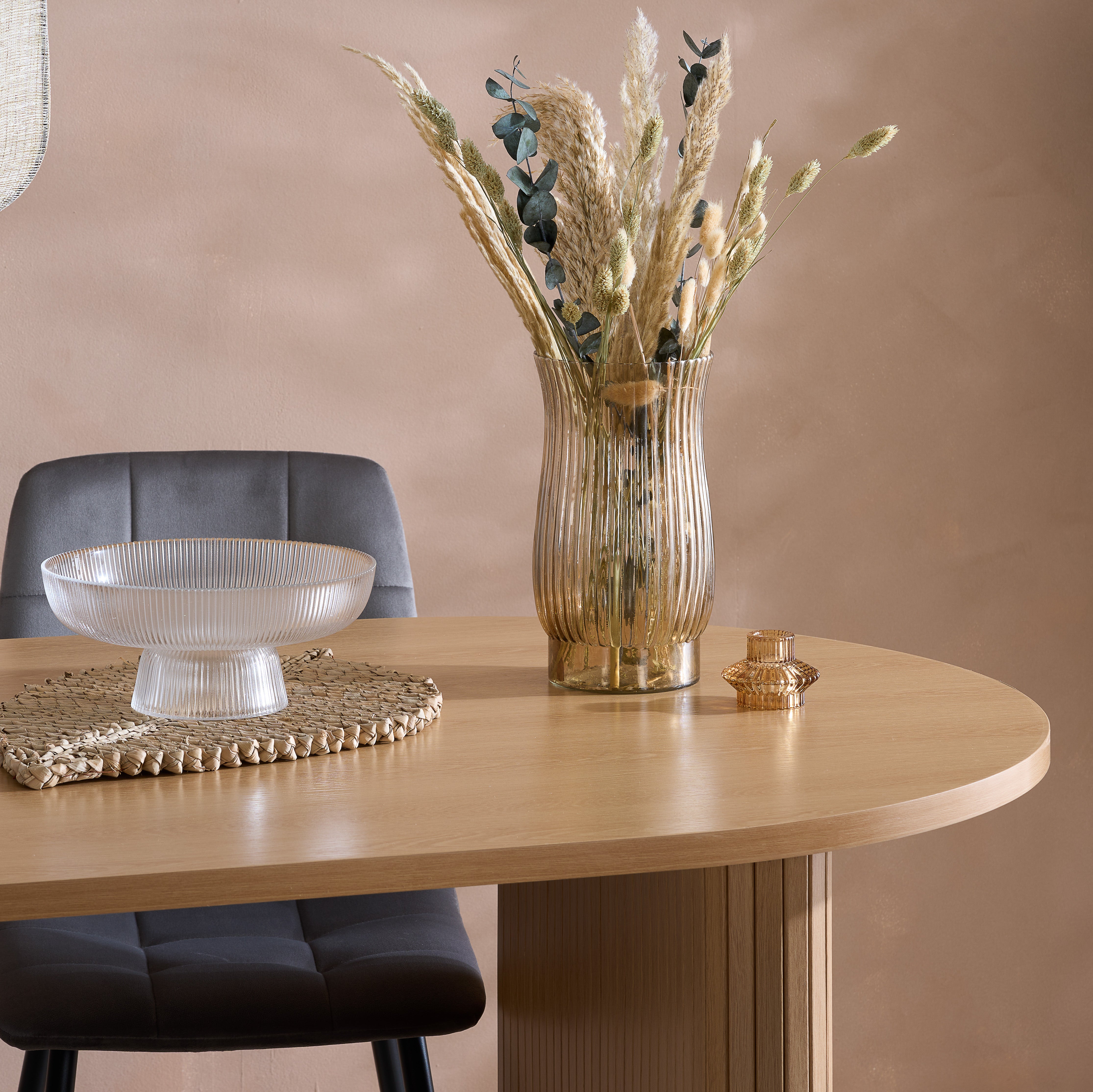 #Colour:Oak Shape:Oval
