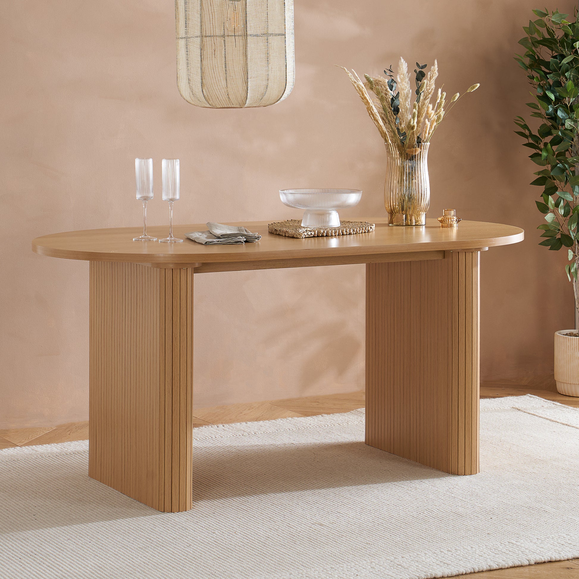 #Colour:Oak Shape:Oval