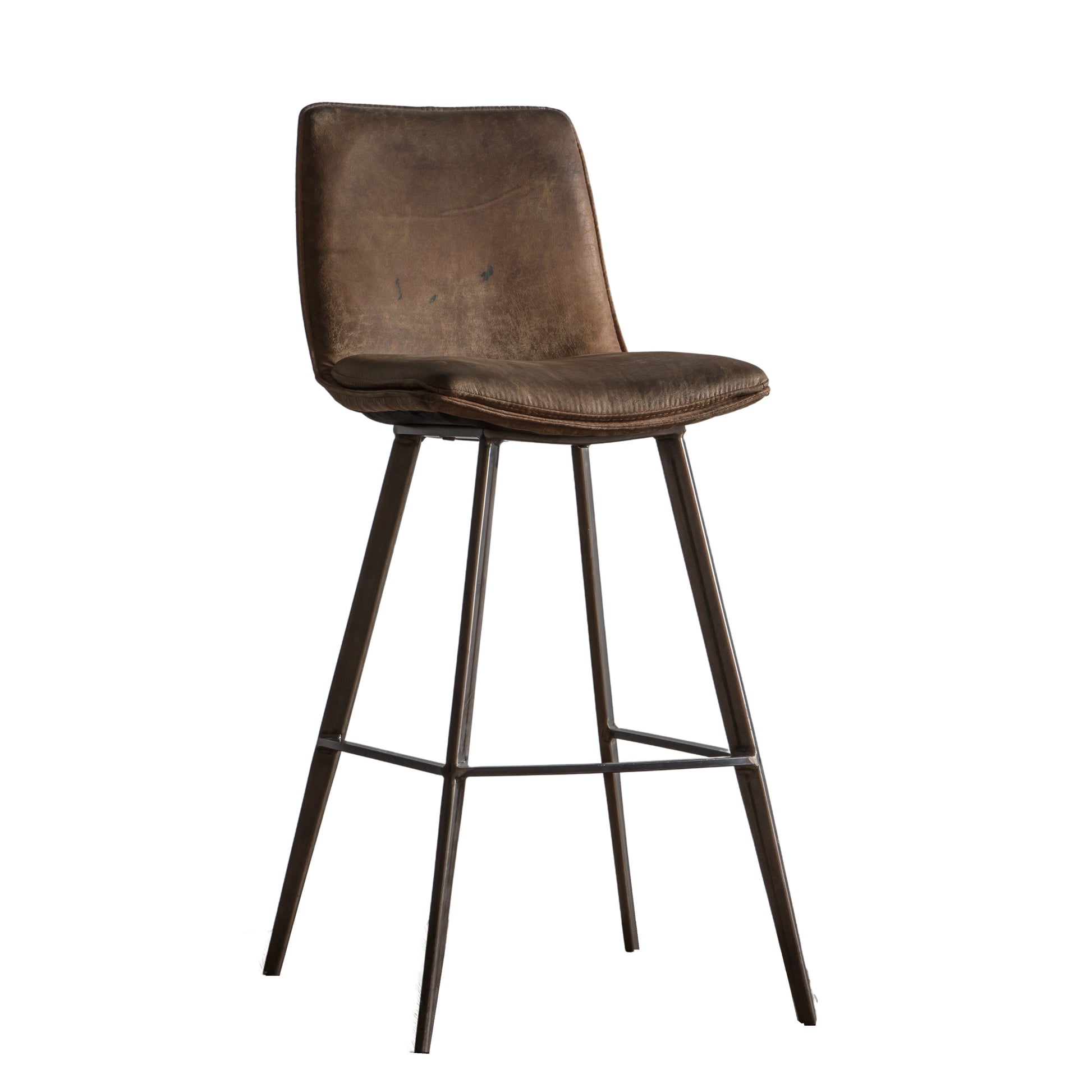 #Colour:Brown Faux Leather