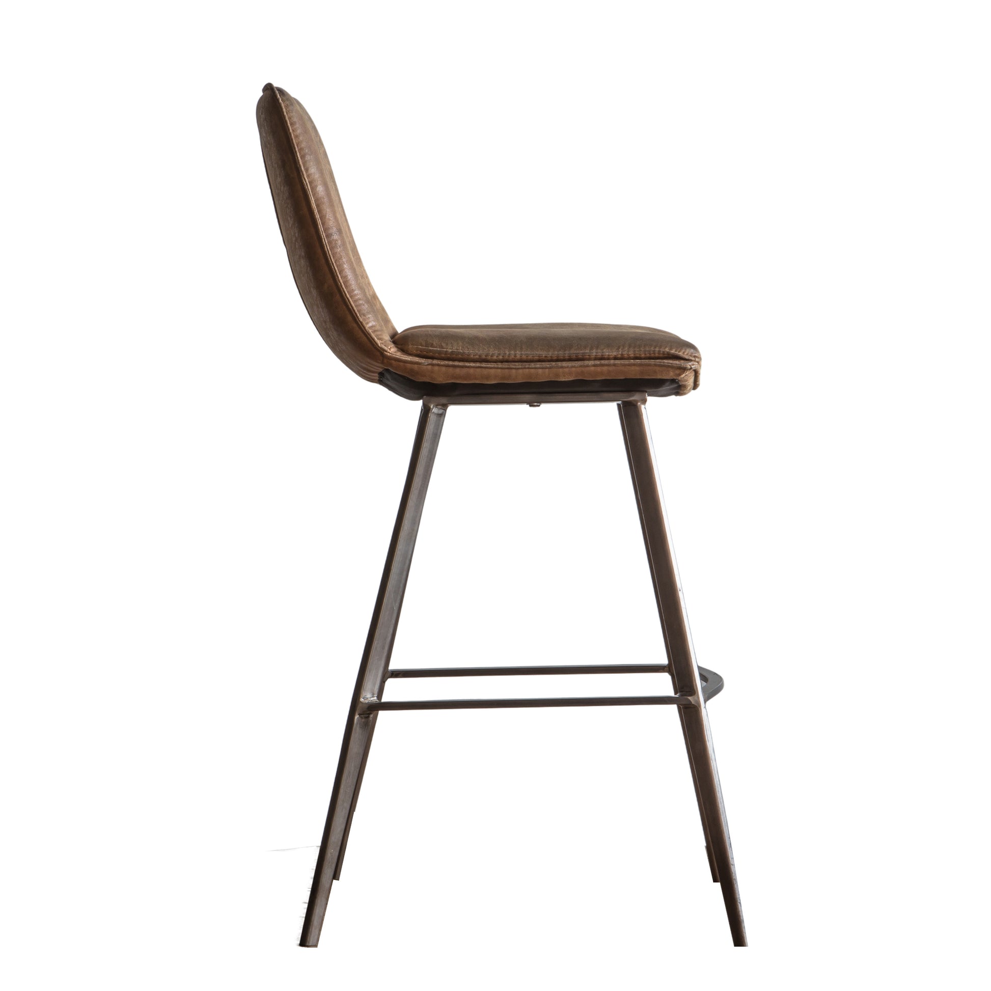 #Colour:Brown Faux Leather