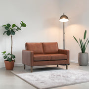 #Colour: Brown Faux Leather