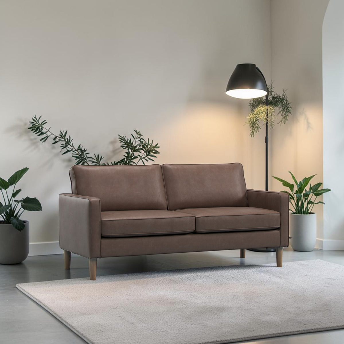 #Colour: Mocha Faux Leather
