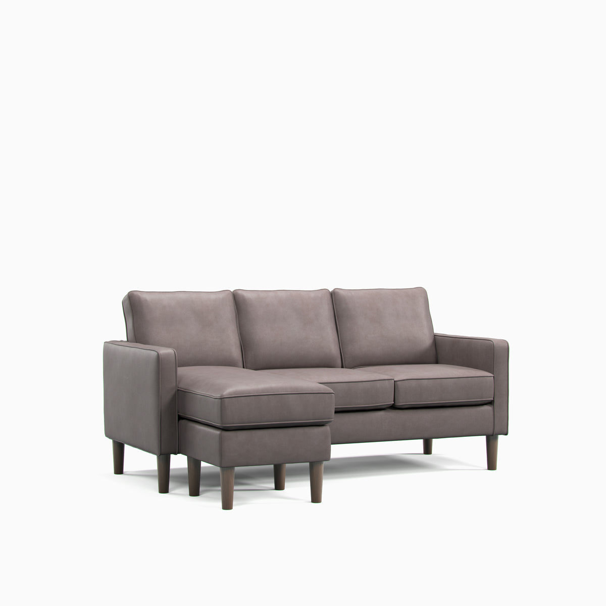 #Colour: Grey Faux Leather