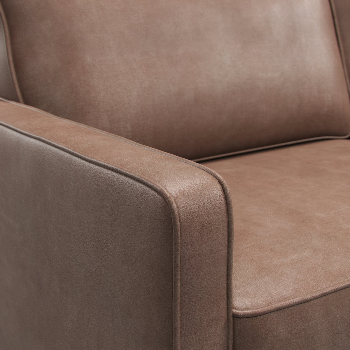 #Colour: Mocha Faux Leather
