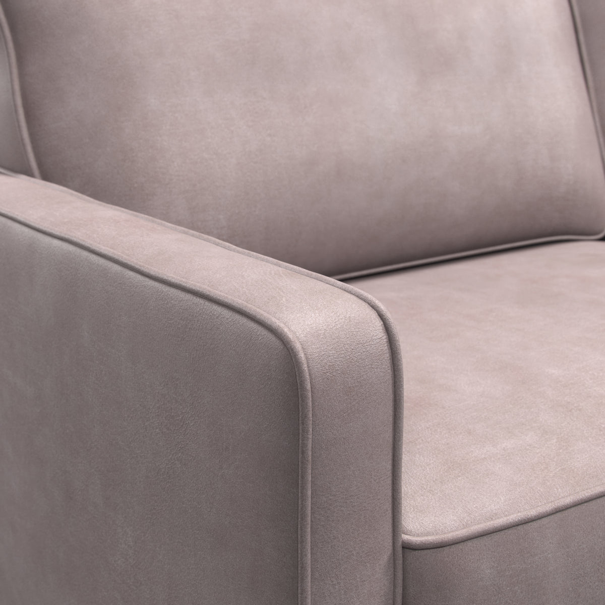 #Colour: Grey Faux Leather