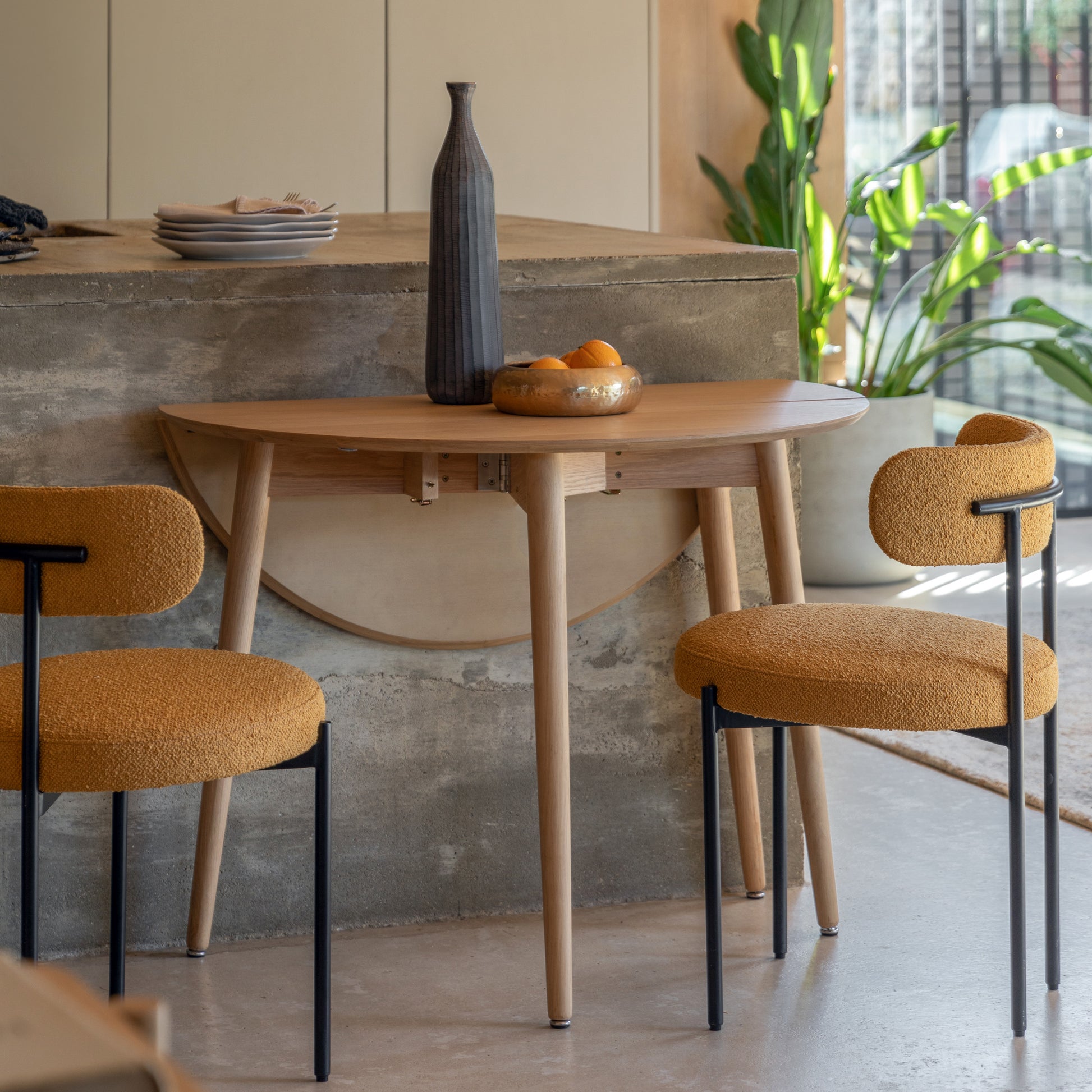 #Size:Round Colour:Oak
