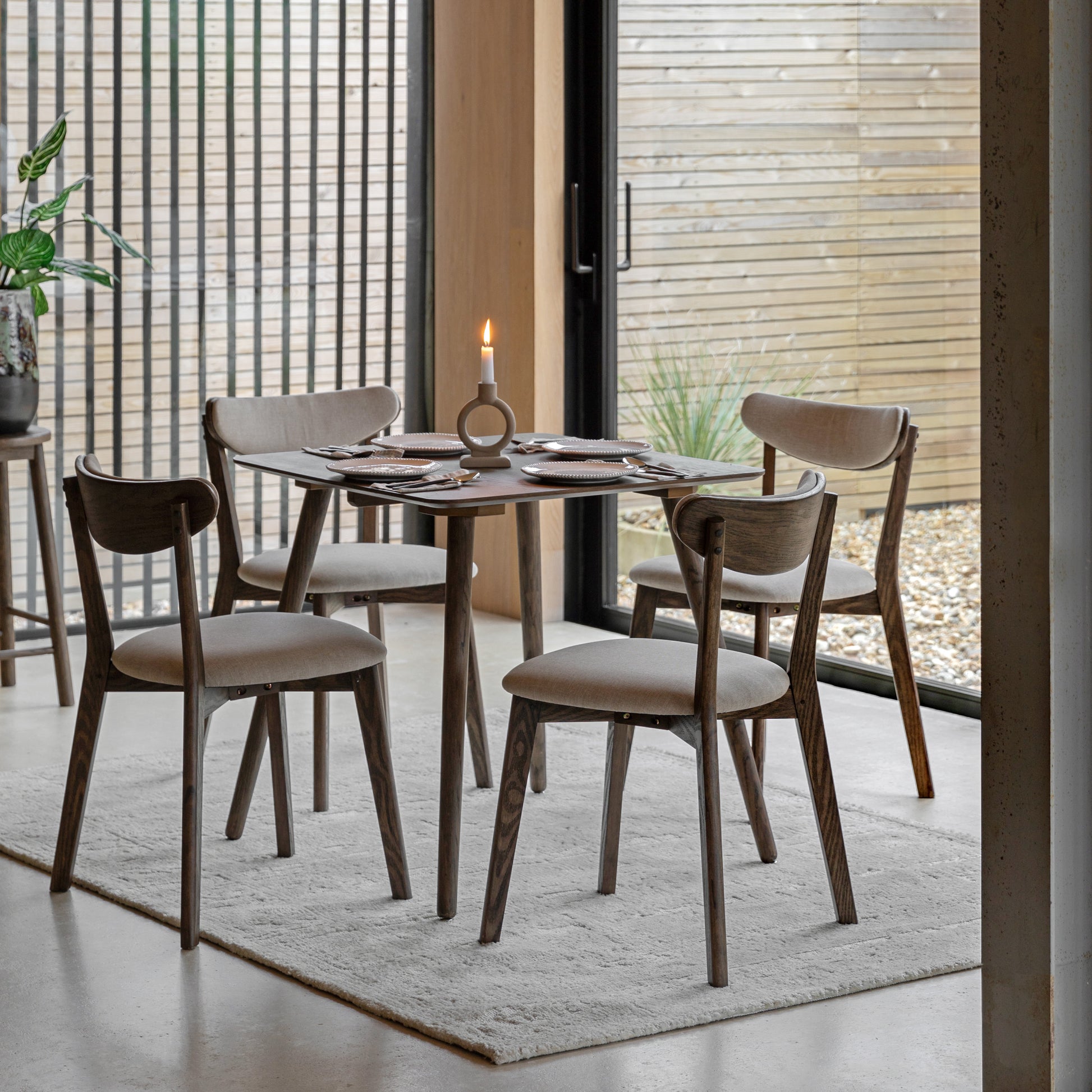 #Size:Square Colour:Smoked Oak