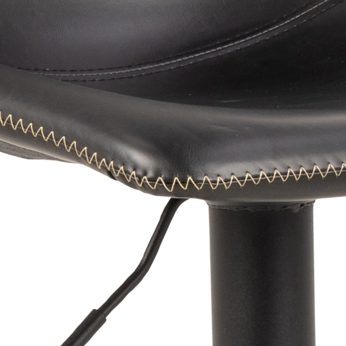 #Colour:Black Faux Leather