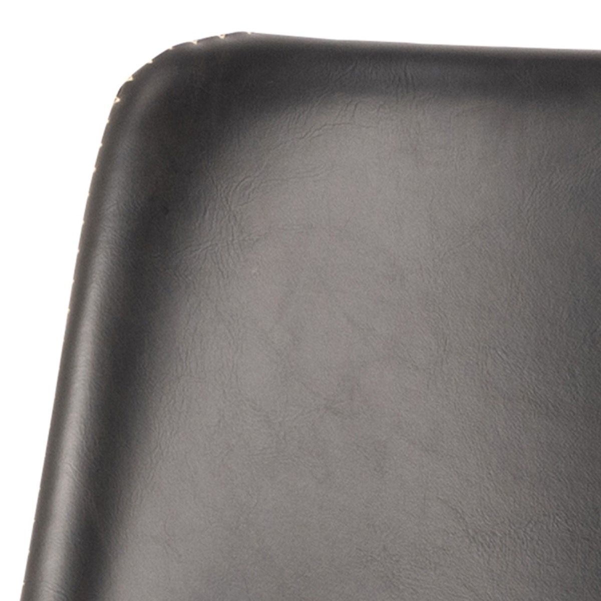 #Colour:Black Faux Leather