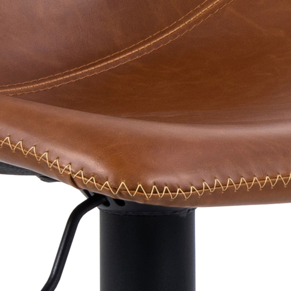 #Colour:Brown Faux Leather