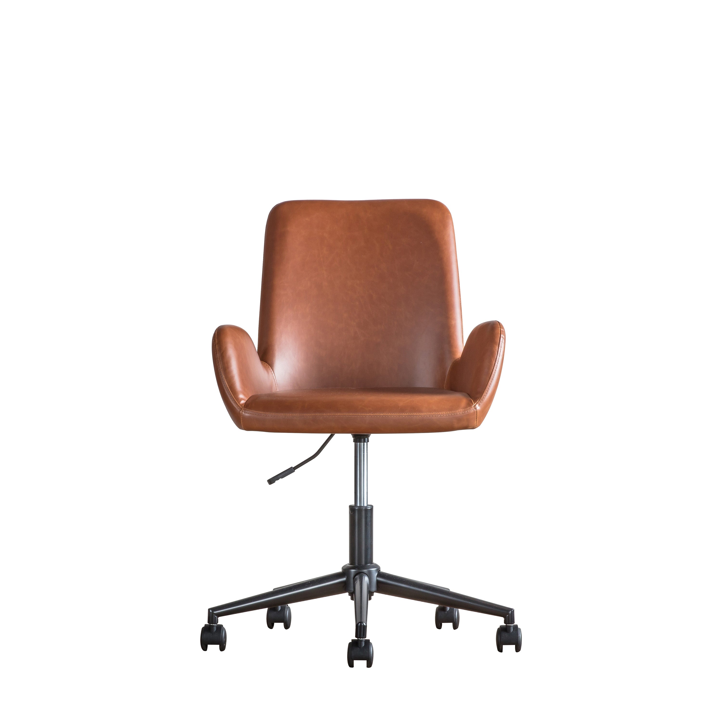 #Colour:Brown Faux Leather