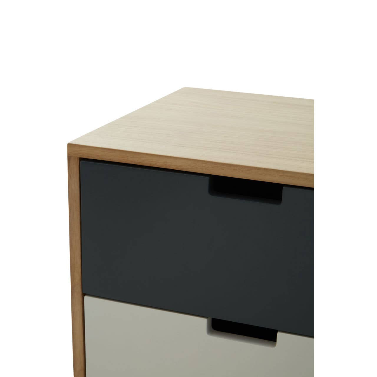 #Colour:Oak Size:2 Drawer