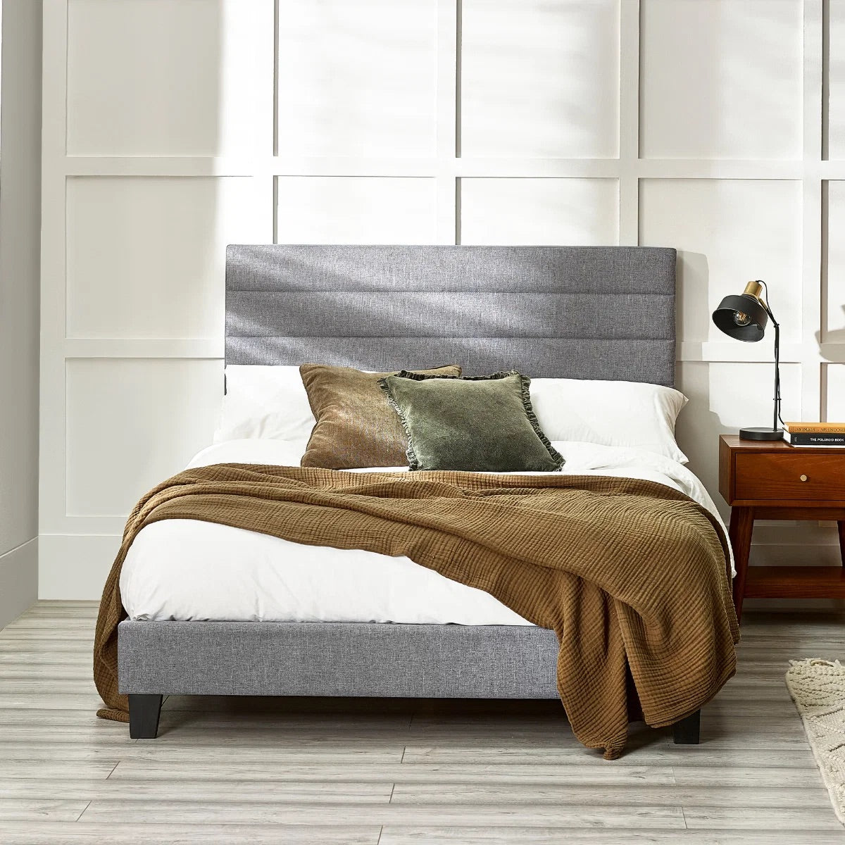 #Colour: Grey #Size: Single