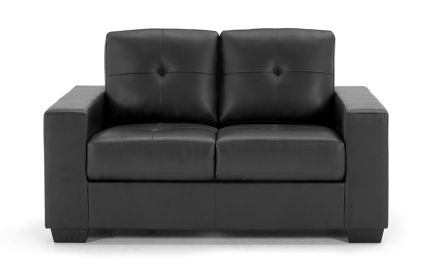 #Colour:Black Faux Leather