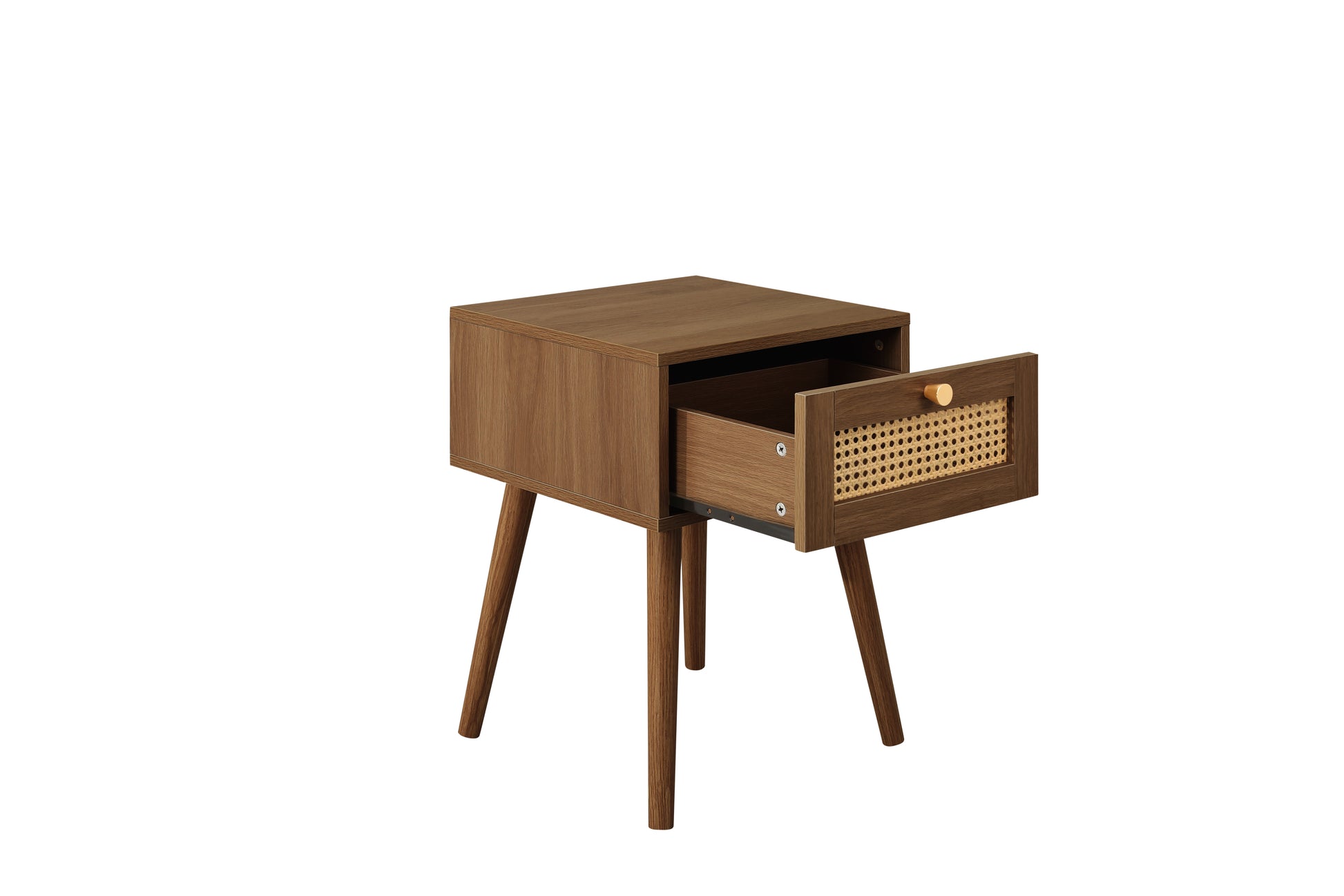 #Colour:Walnut Size:1 Drawer