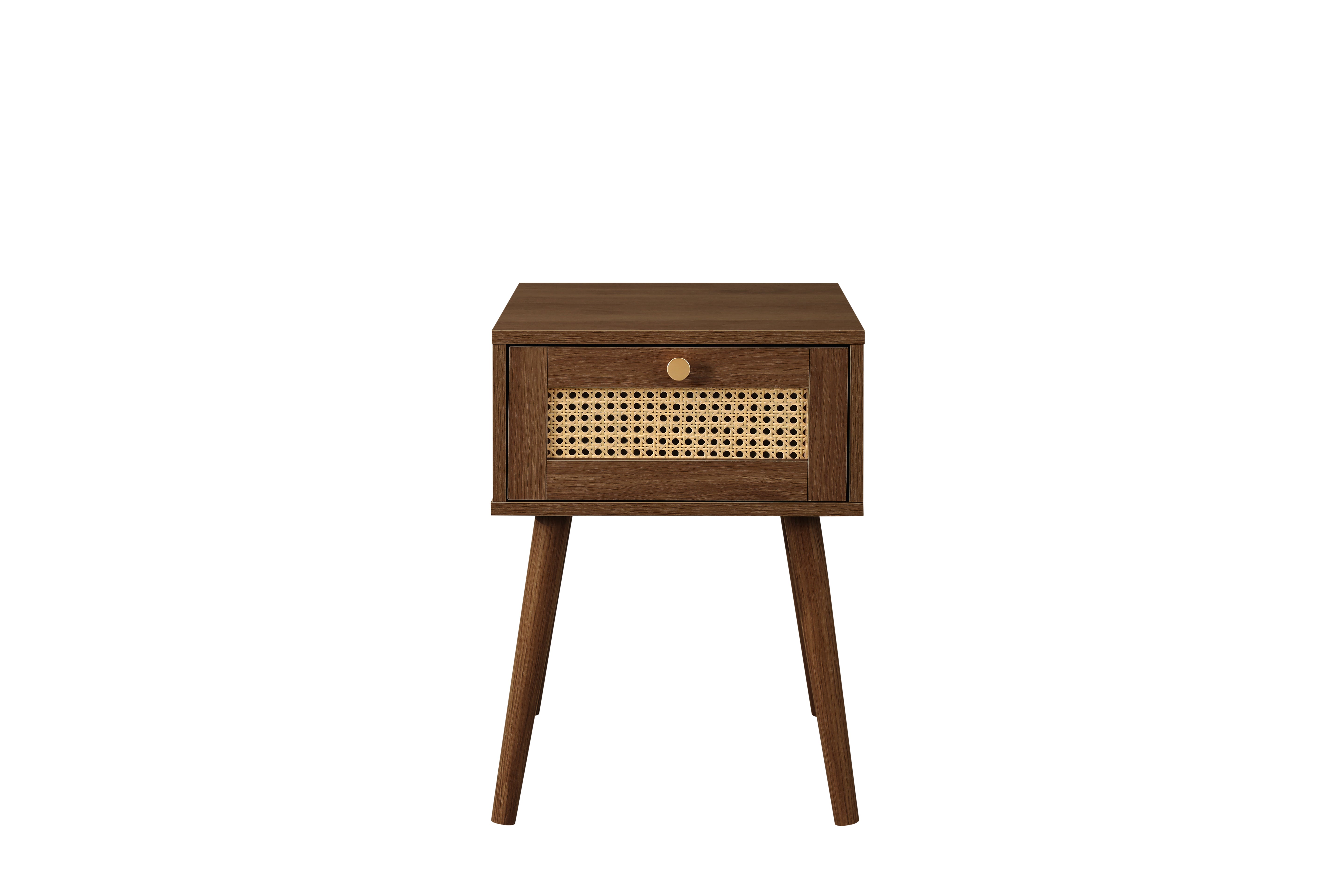 #Colour:Walnut Size:1 Drawer