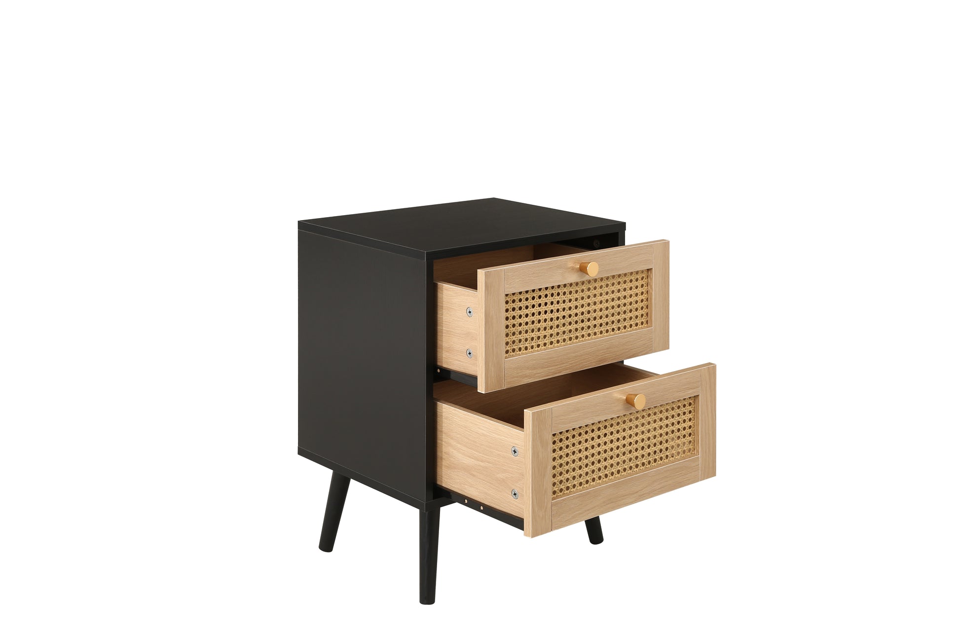 #Colour:Black Size:2 Drawer