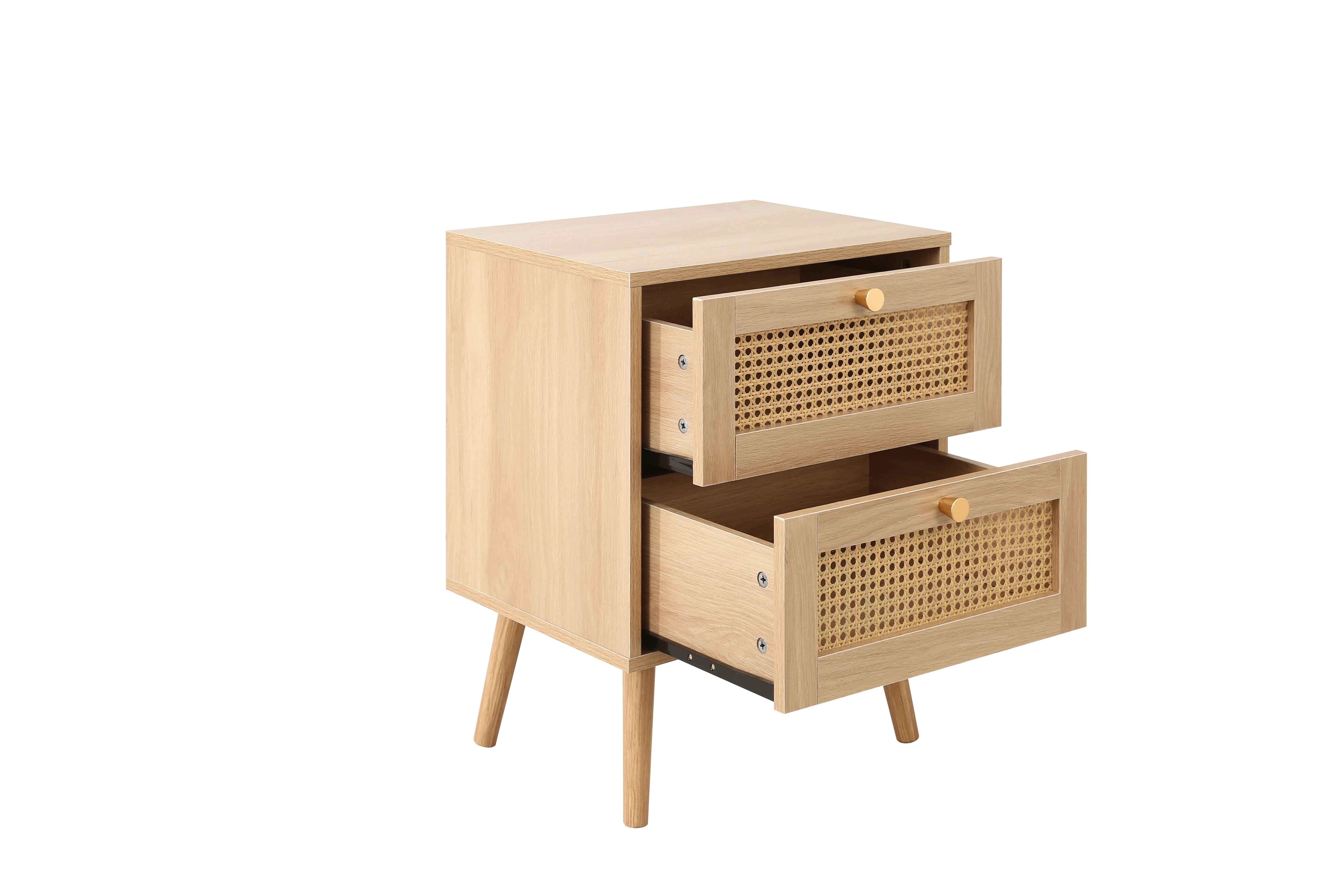 #Colour:Oak Size:2 Drawer