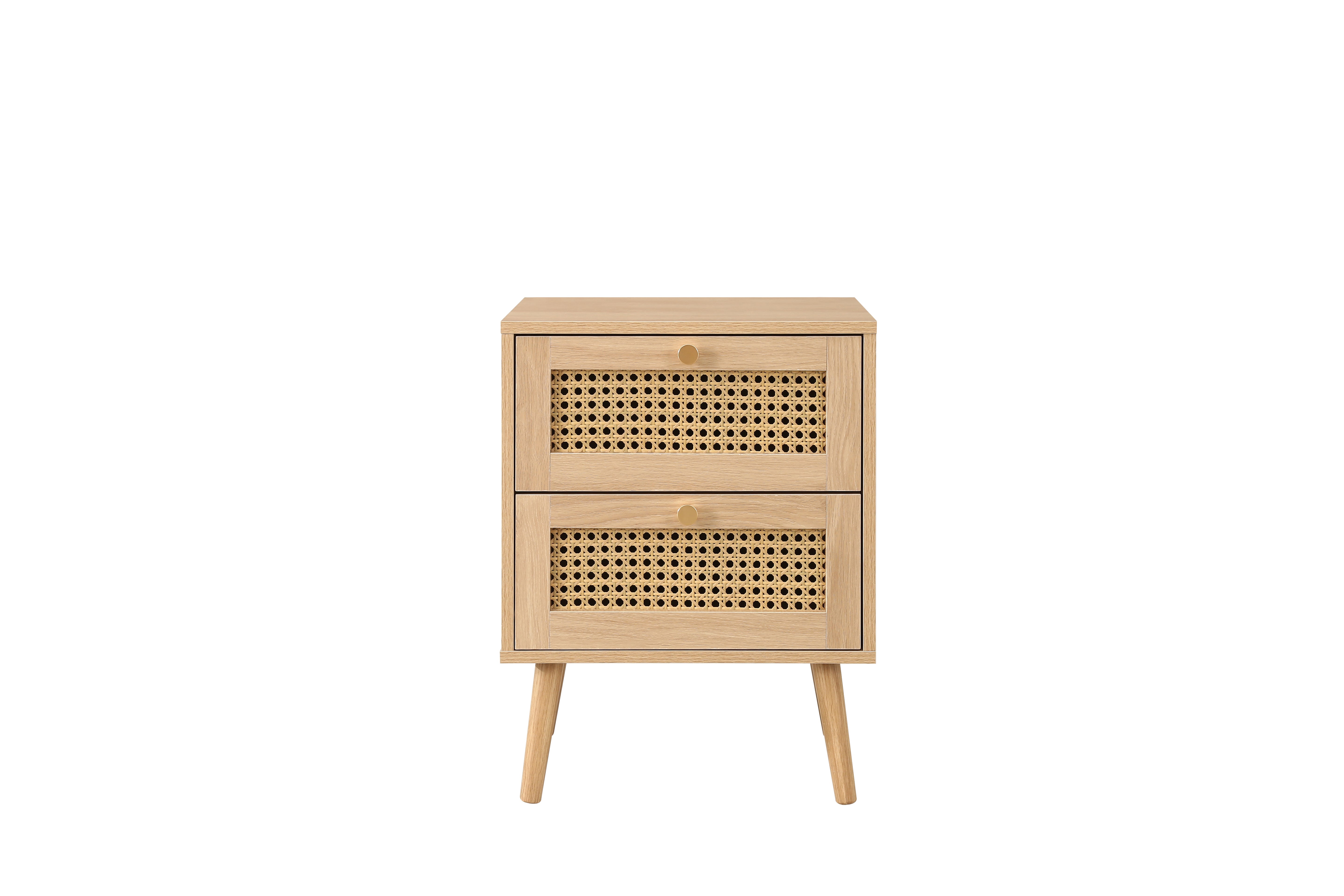 #Colour:Oak Size:2 Drawer