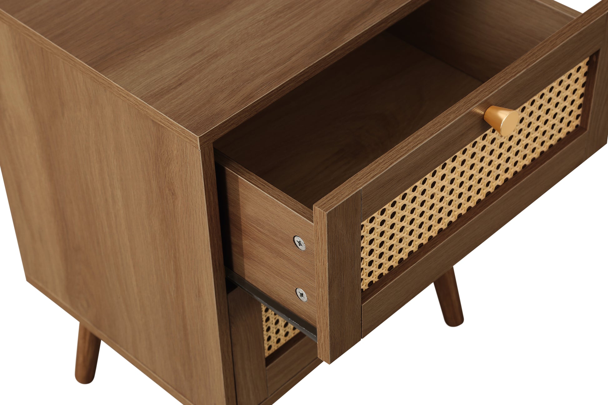 #Colour:Walnut Size:2 Drawer