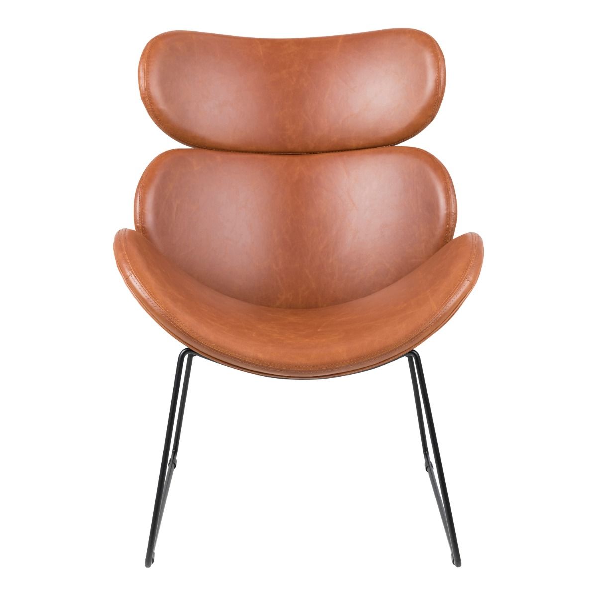 #Colour:Brown Faux Leather