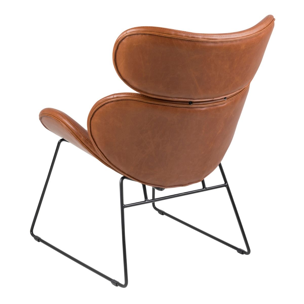 #Colour:Brown Faux Leather