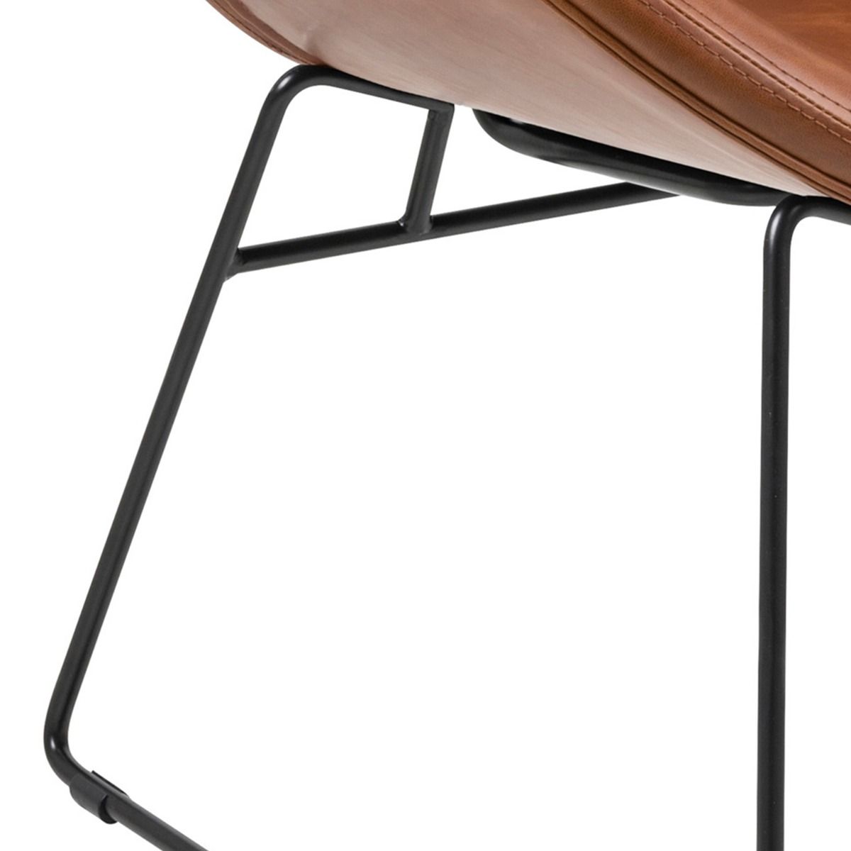 #Colour:Brown Faux Leather