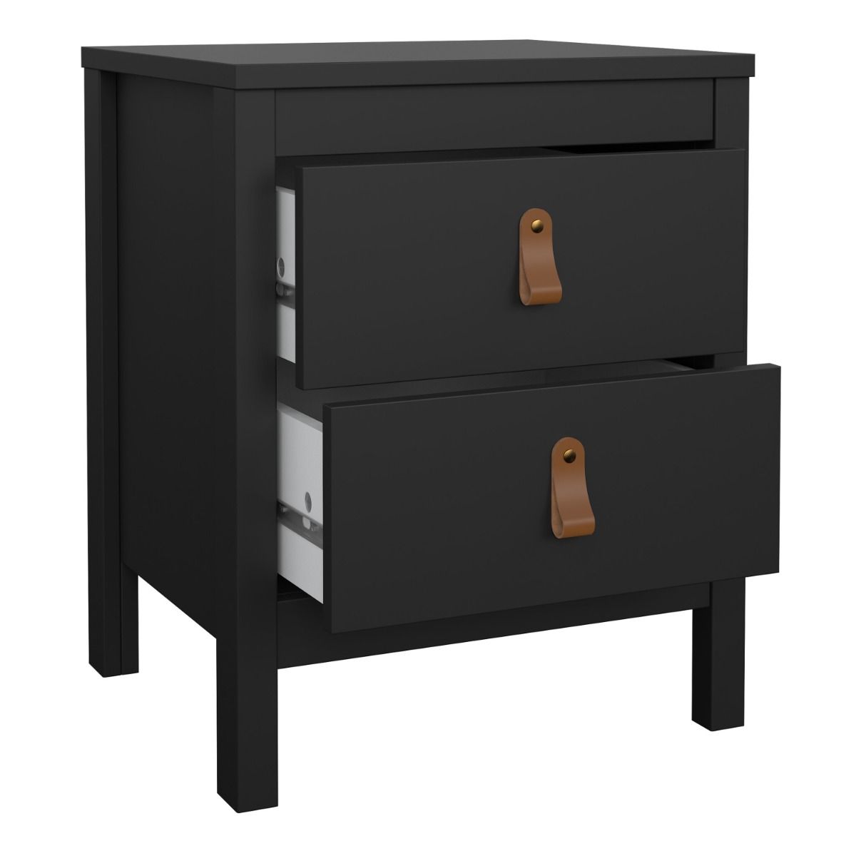 #Colour:Black Size:2 Drawer