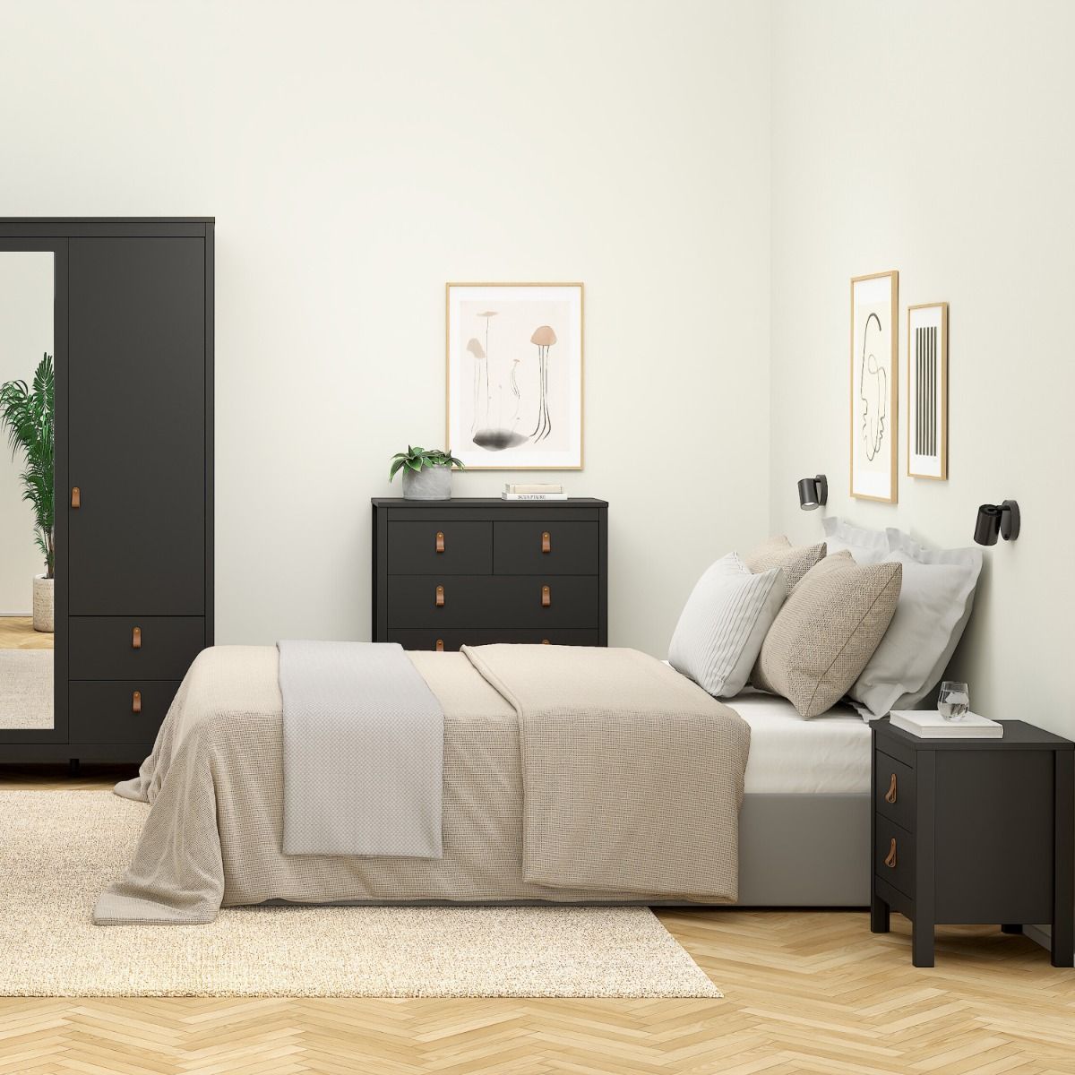 #Colour:Black Size:2 Drawer