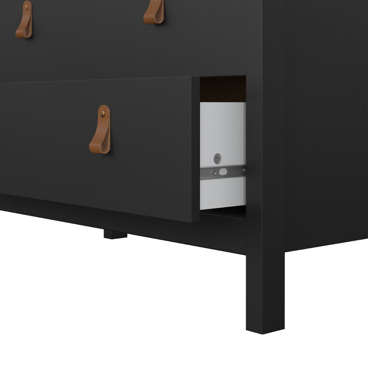 #Colour:Black Size:3 Drawer
