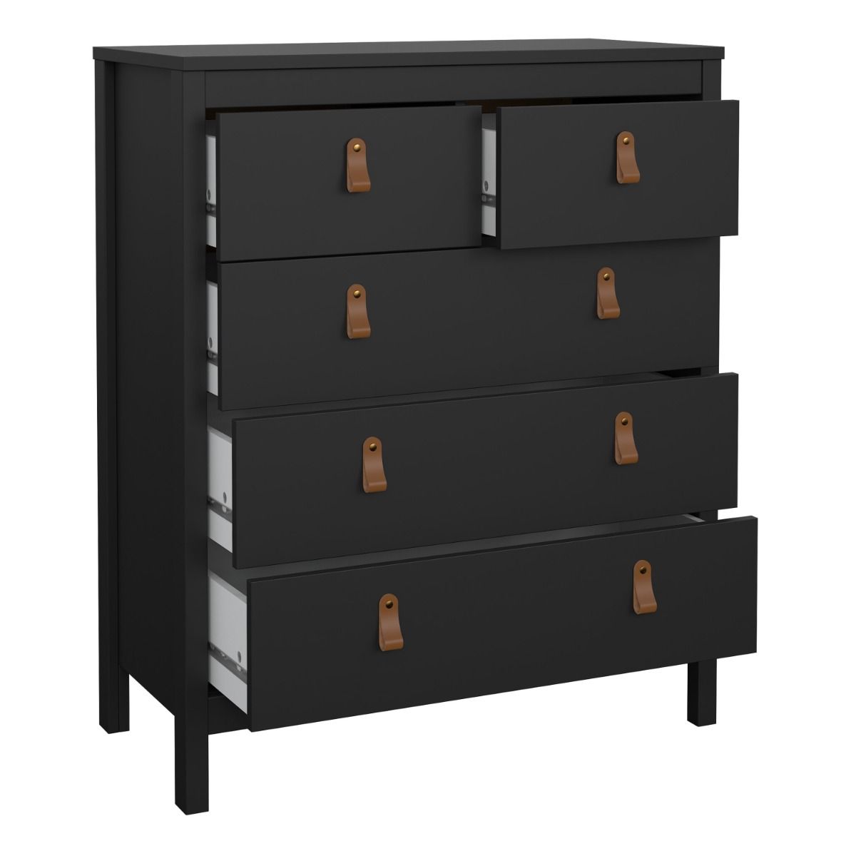 #Colour:Black Size:5 Drawer