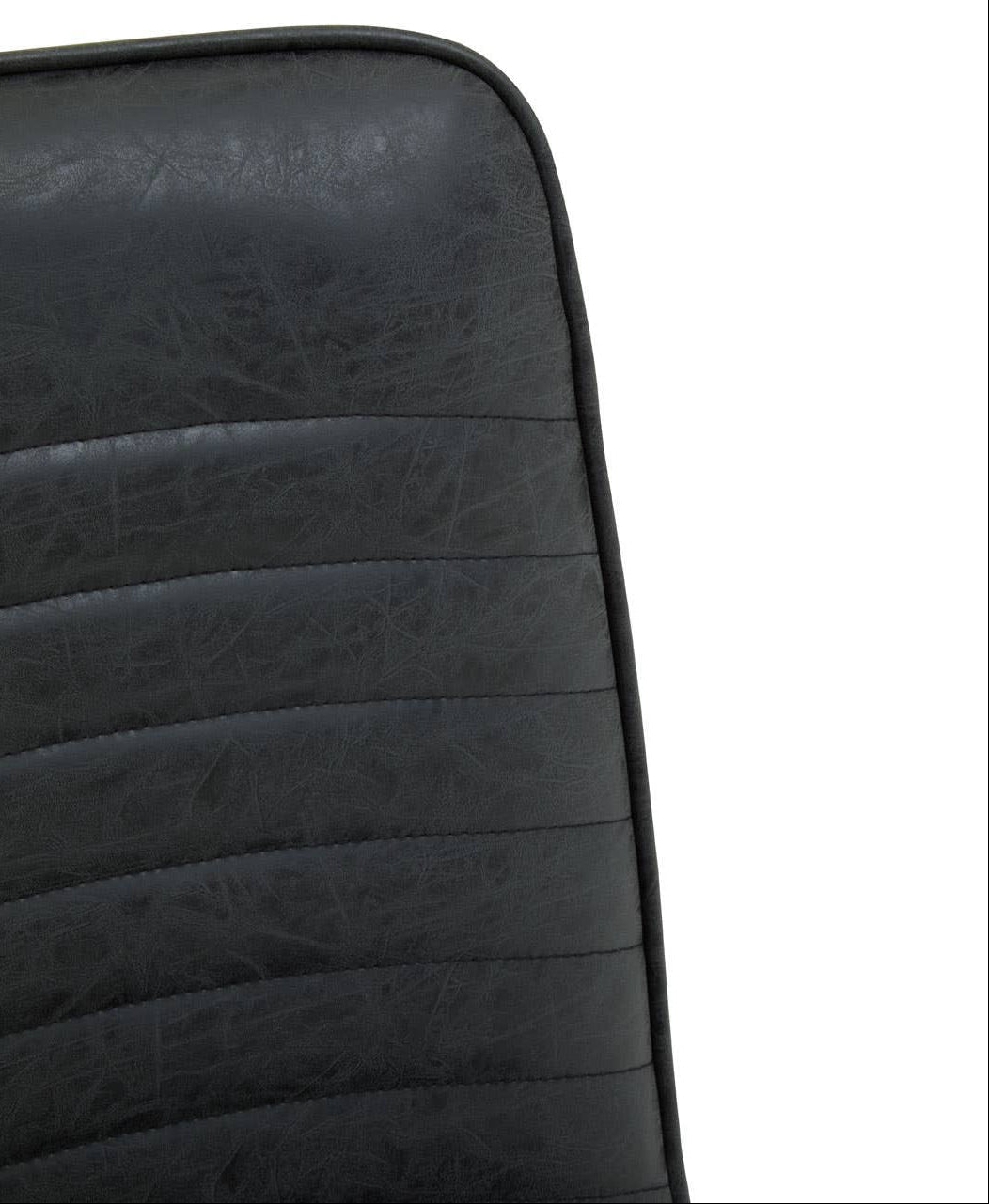 #Colour:Black Faux Leather
