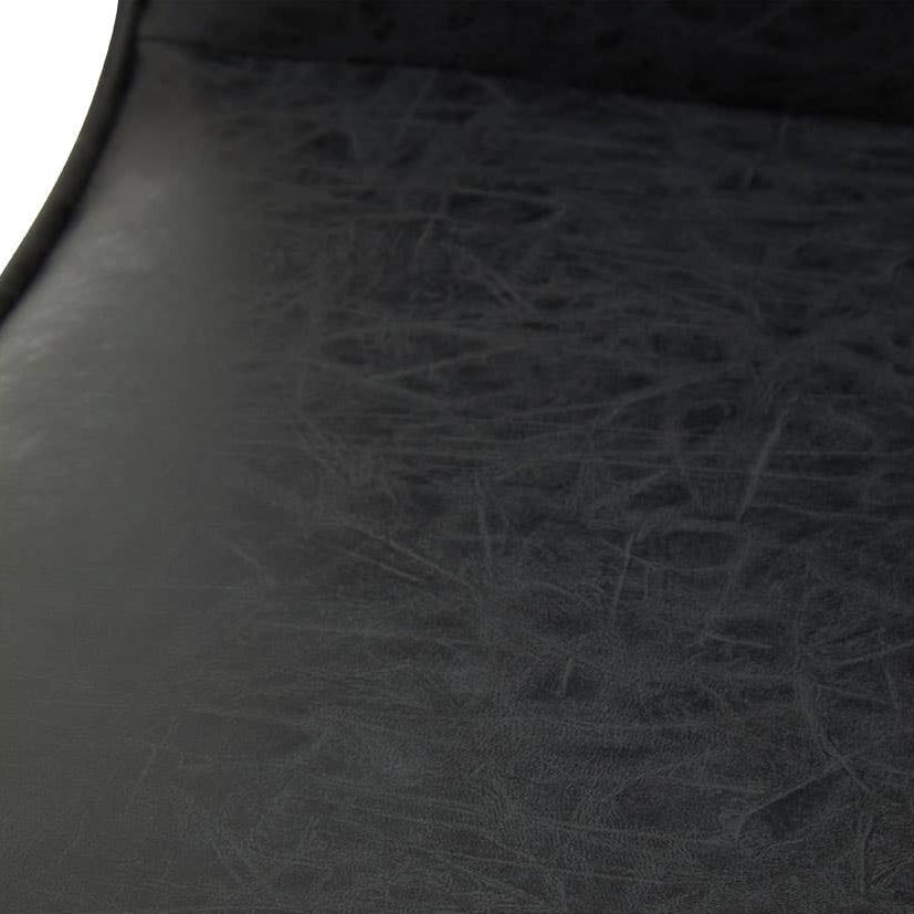 #Colour:Black Faux Leather