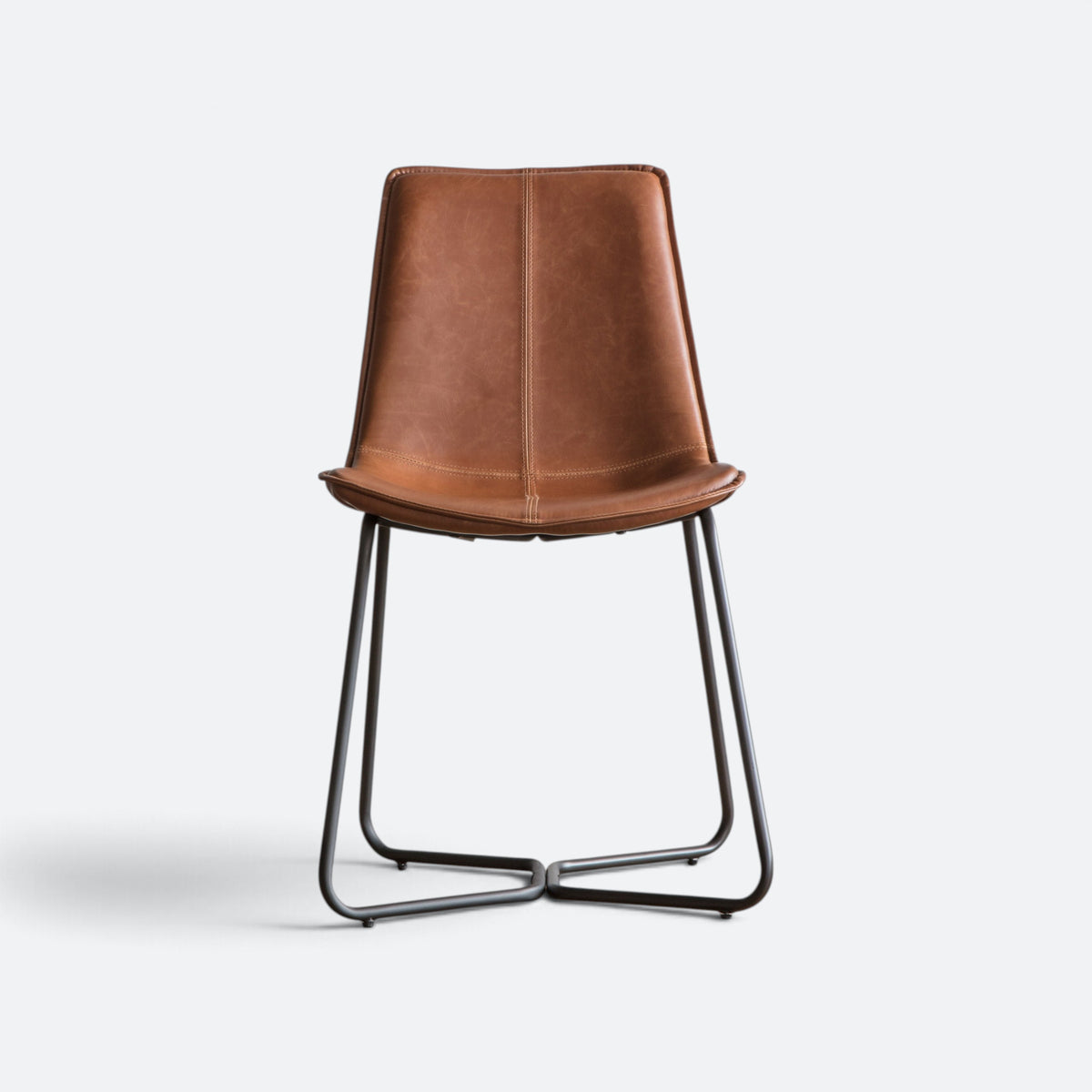 #Colour: Brown Faux Leather