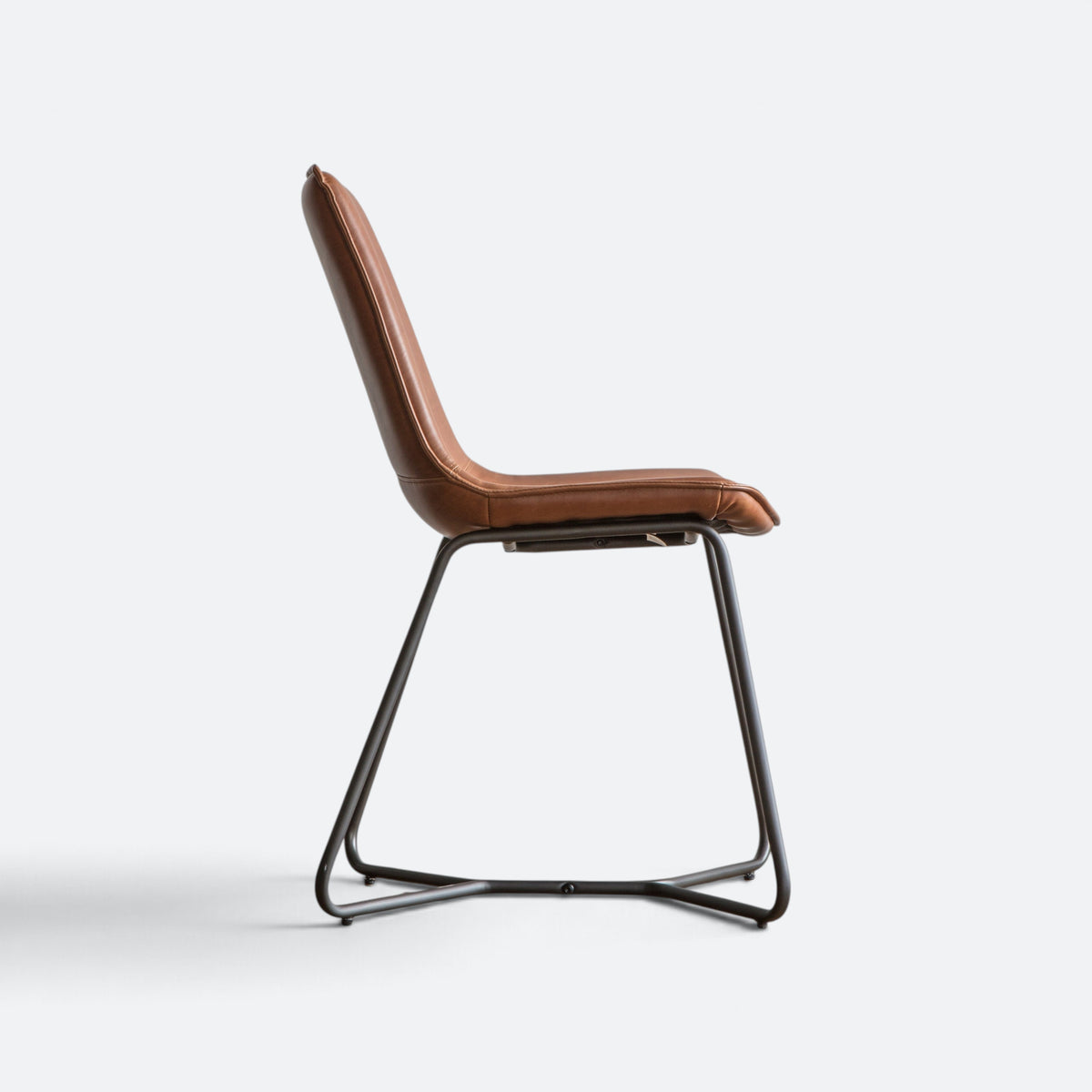 #Colour: Brown Faux Leather