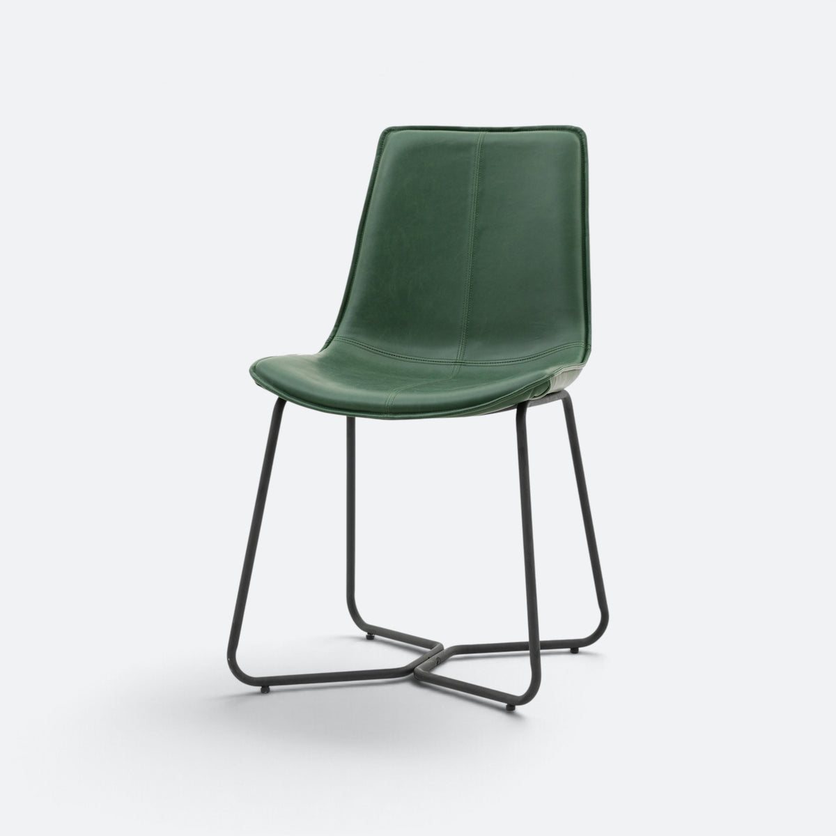 #Colour: Green Faux Leather