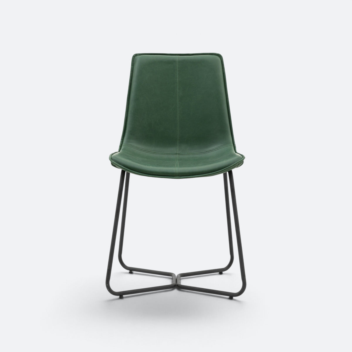 #Colour: Green Faux Leather
