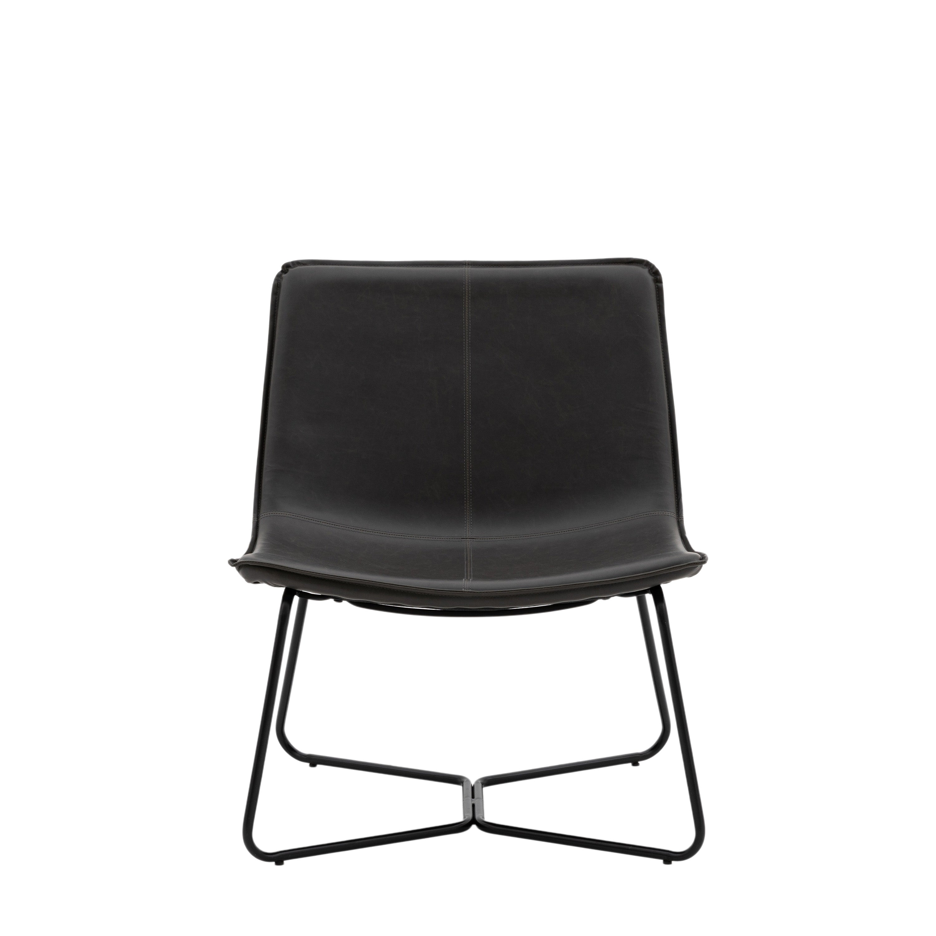 #Colour:Black Faux Leather