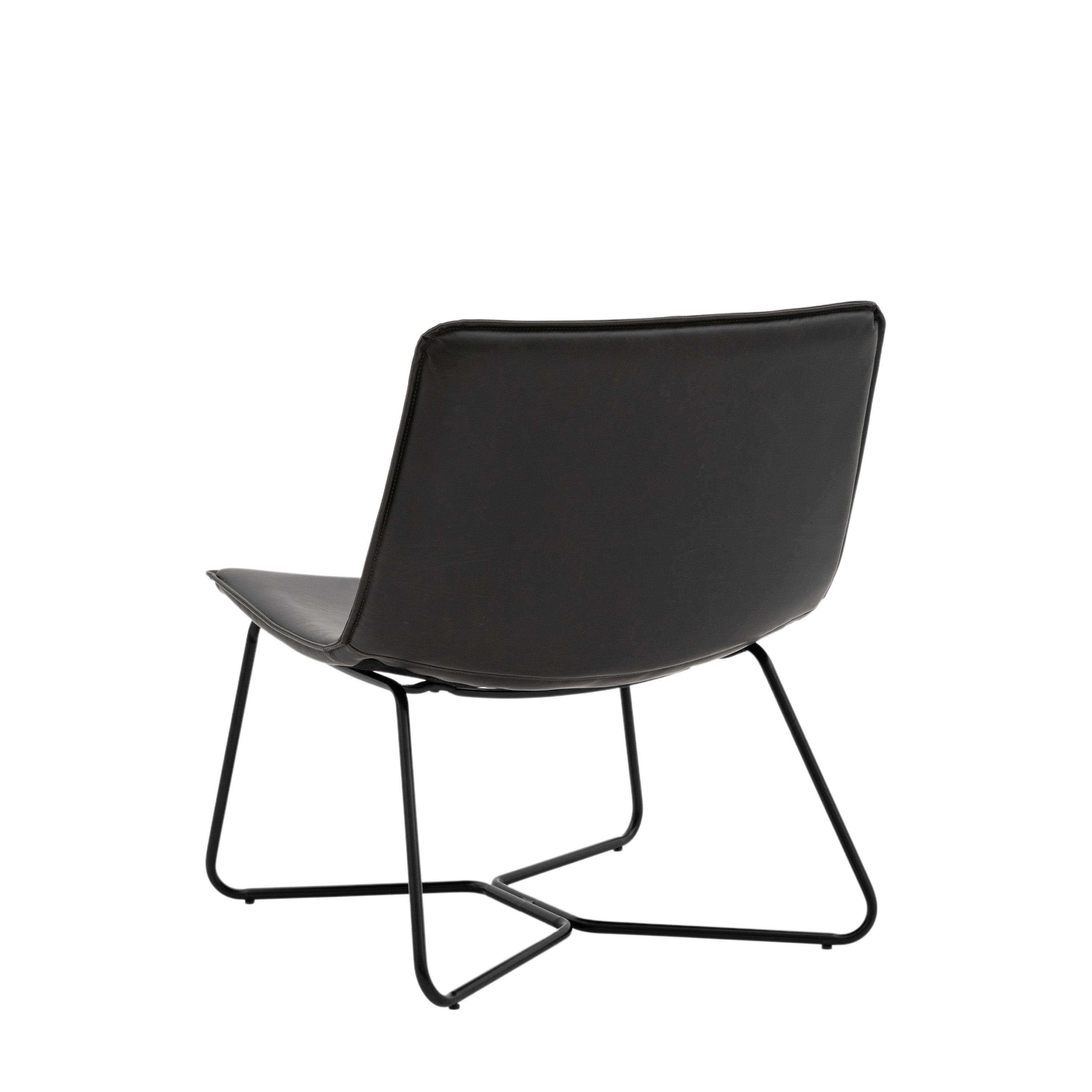 #Colour:Black Faux Leather
