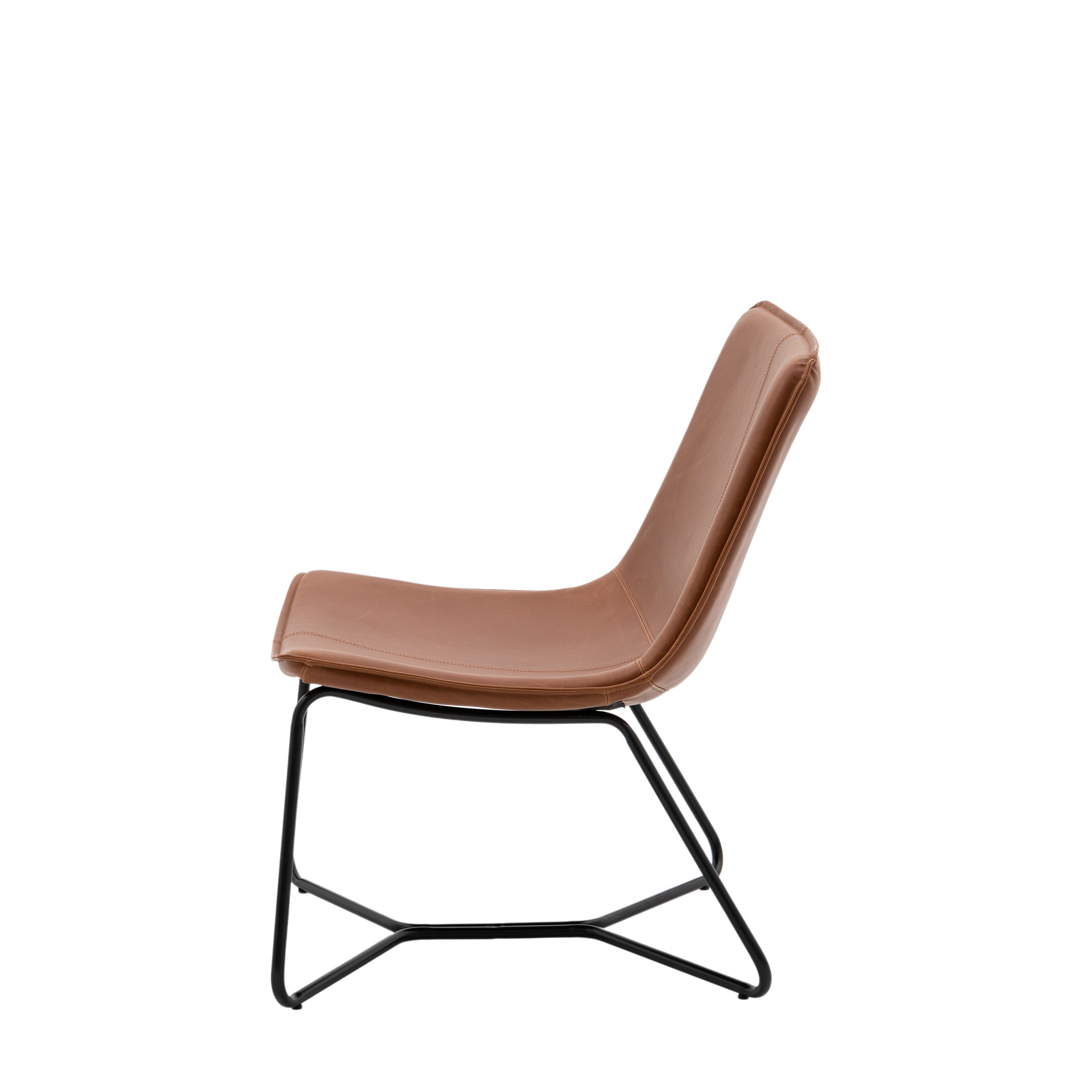 #Colour:Brown Faux Leather