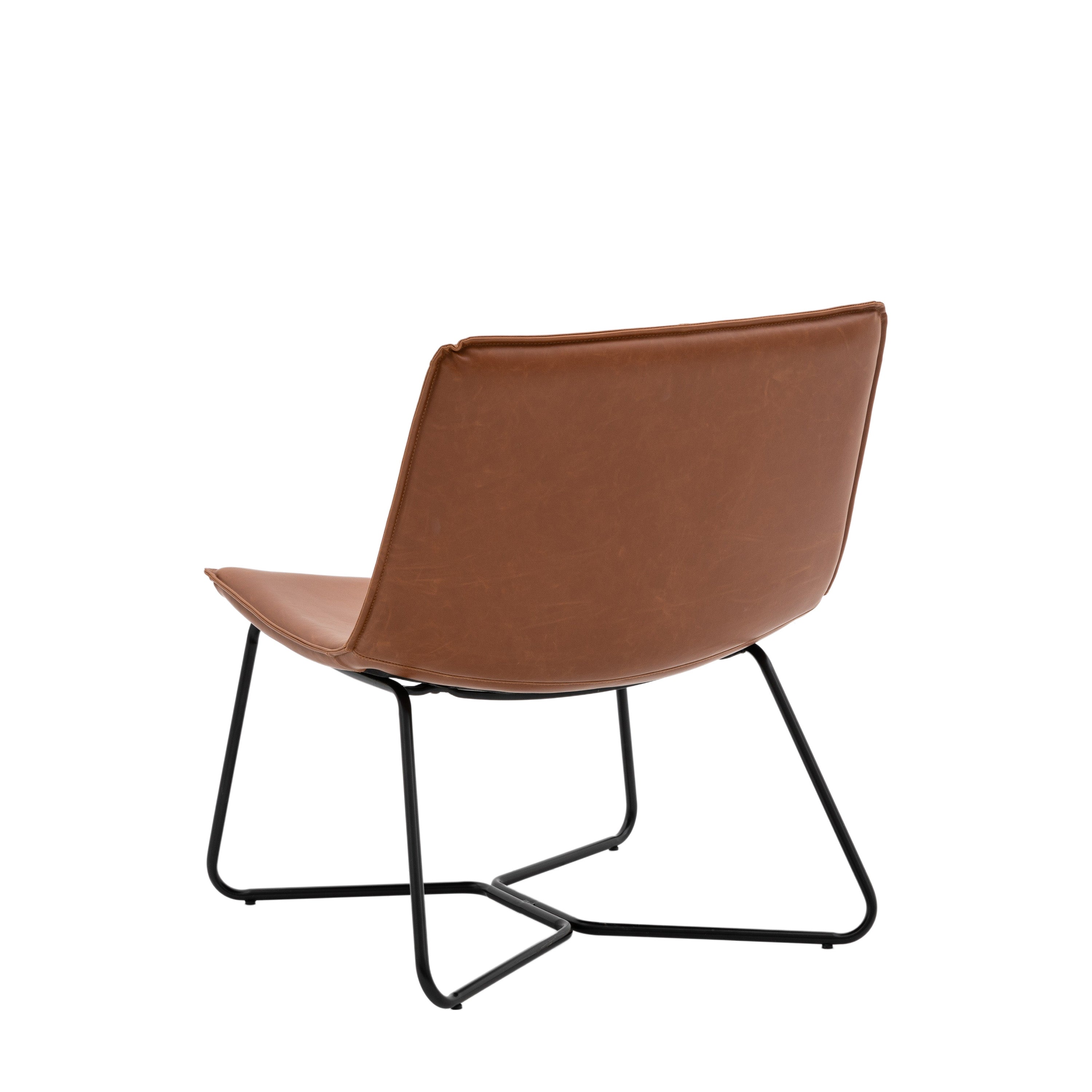 #Colour:Brown Faux Leather