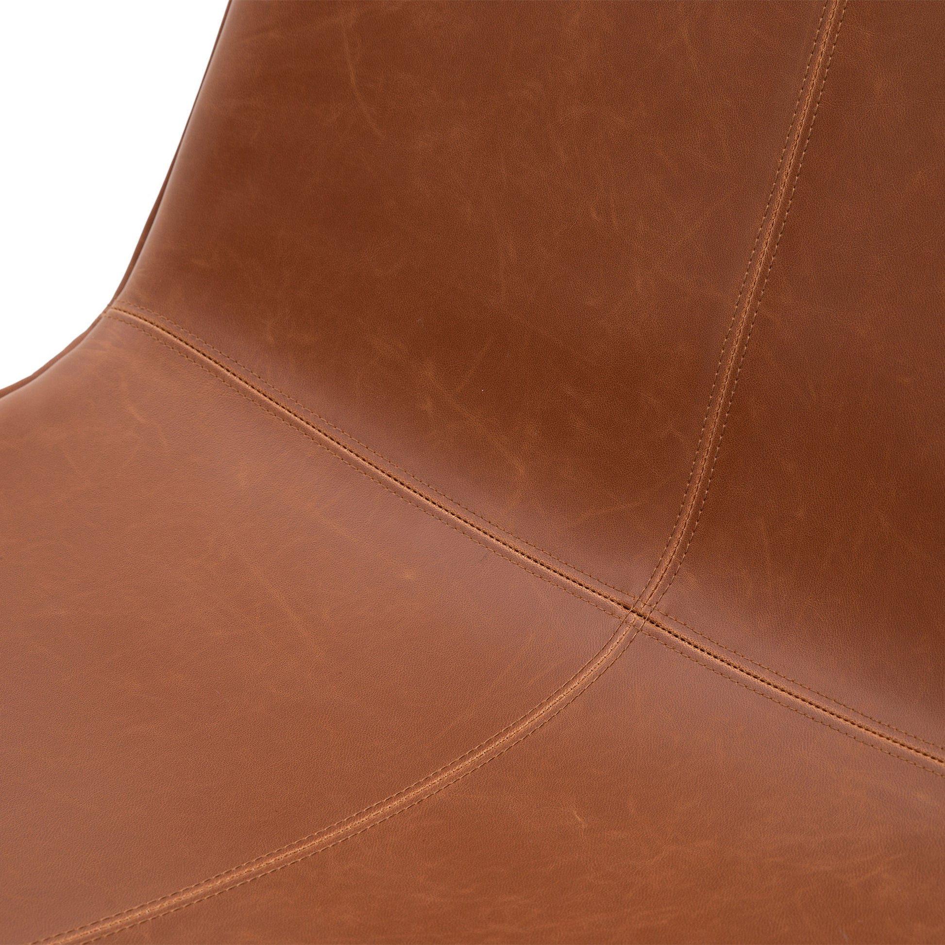 #Colour:Brown Faux Leather