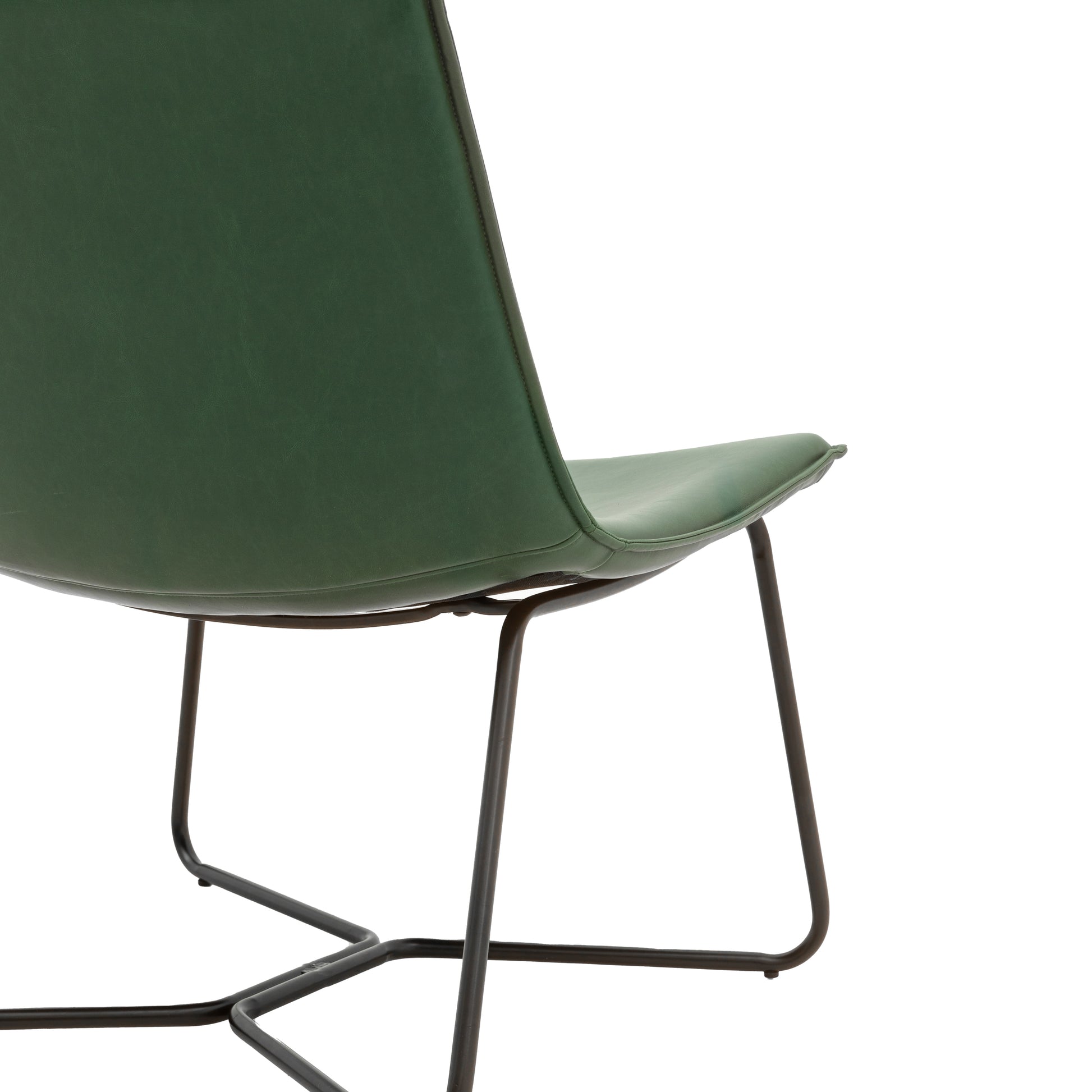 #Colour:Green Faux Leather
