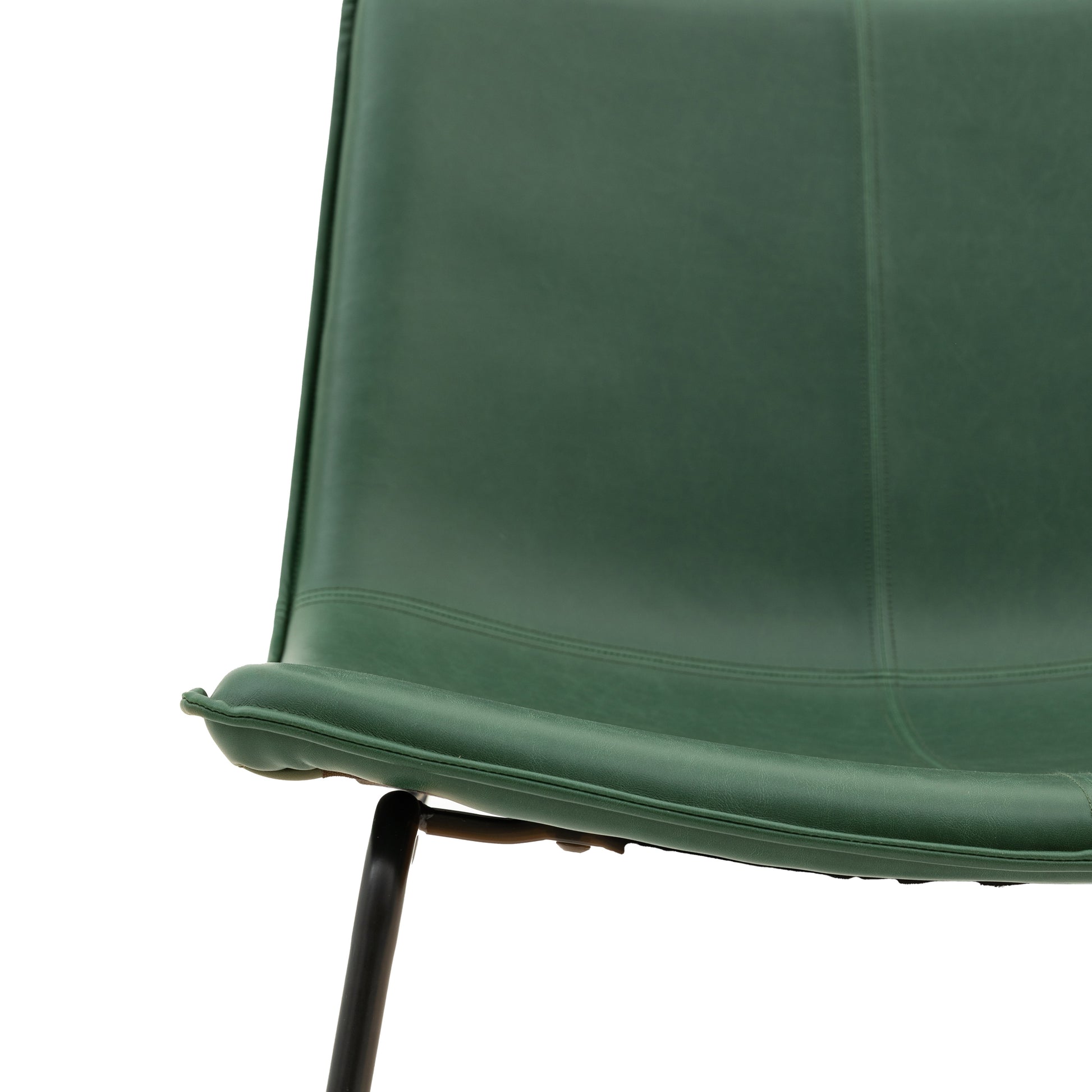 #Colour:Green Faux Leather