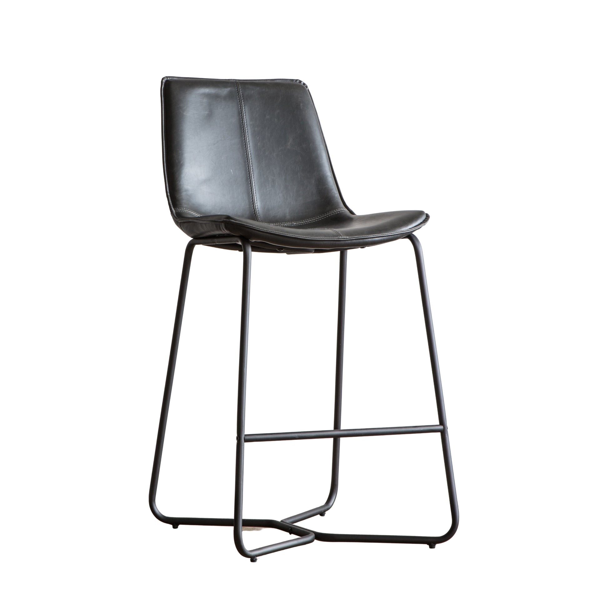 #Colour:Black Faux Leather